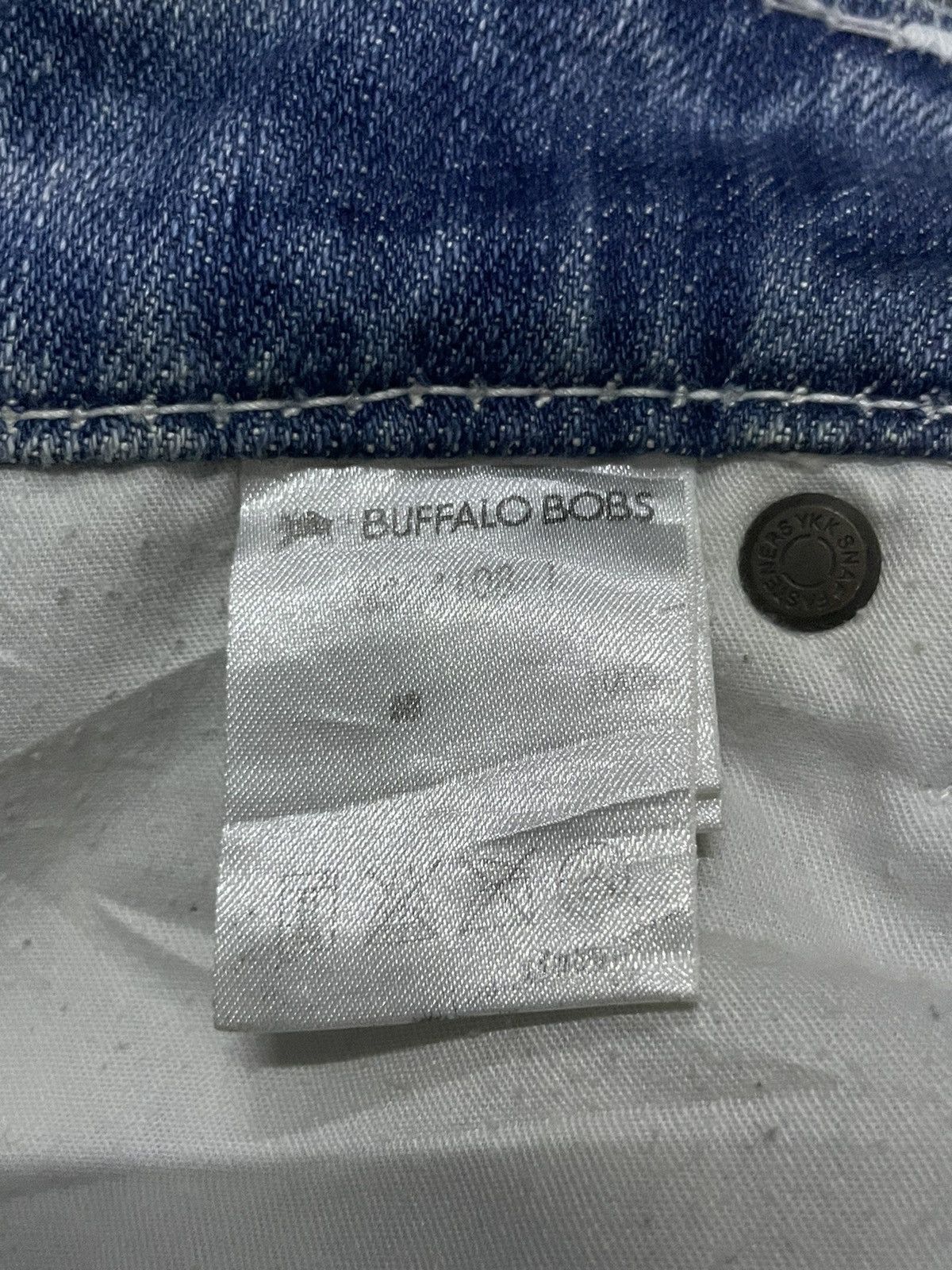 BUFFALO BOBS Buffalo Bobs Claw Mark Oil Spiral Curved Seam Flare Jeans Size US 32 / EU 48 - 21 Thumbnail