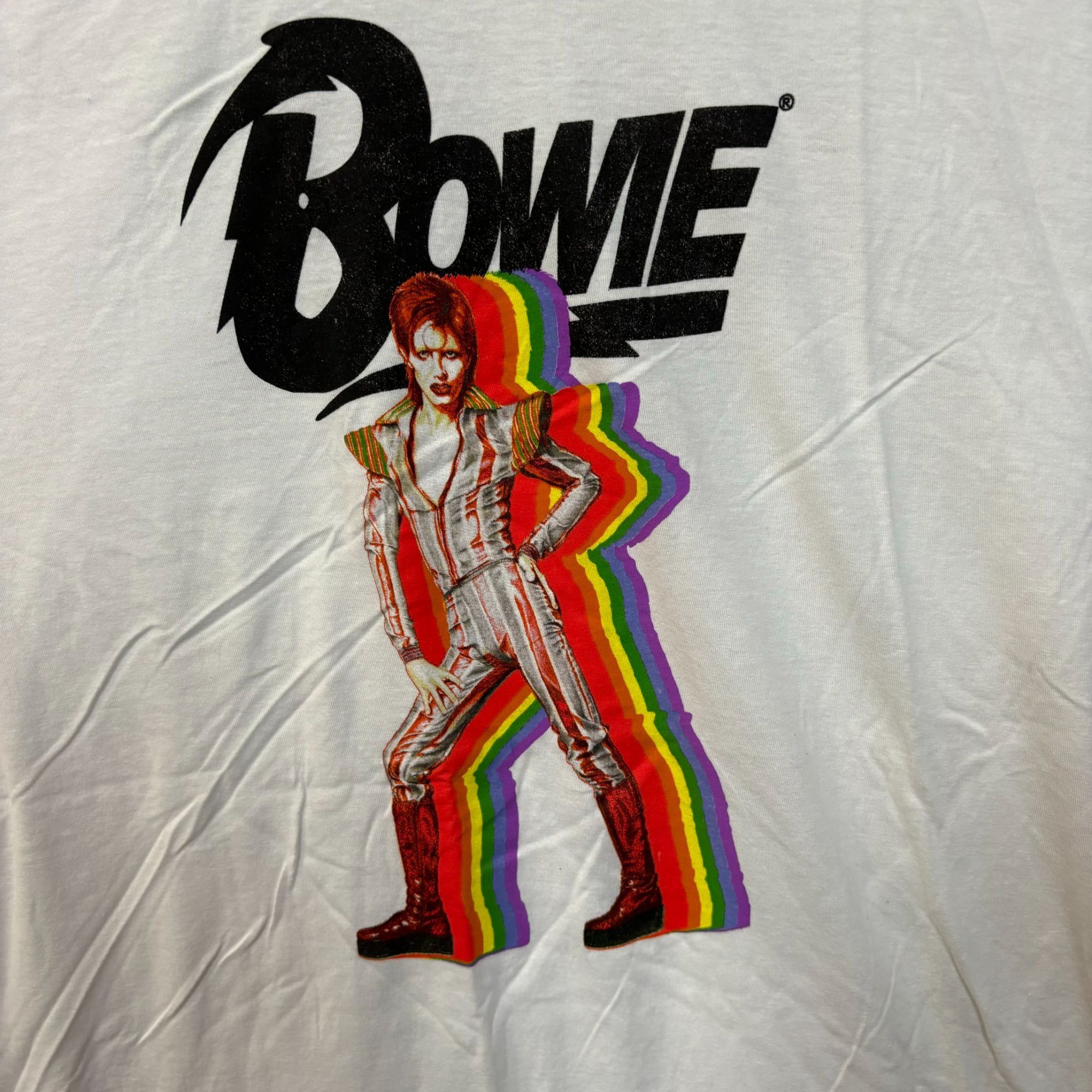 Band Tees David Bowie Ziggy Stardust Rainbow Starman Rock Tee XL Size US XL / EU 56 / 4 - 2 Thumbnail