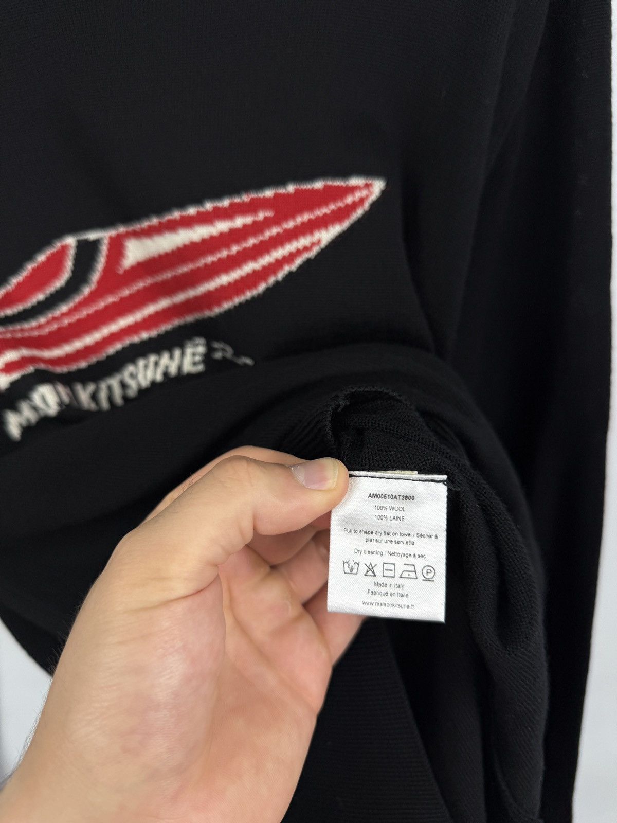 Maison Kitsune 🇫🇷 Maison Kitsune Paris Speedboat Wool Laine Sweaters Rare Size US M / EU 48-50 / 2 - 7 Thumbnail