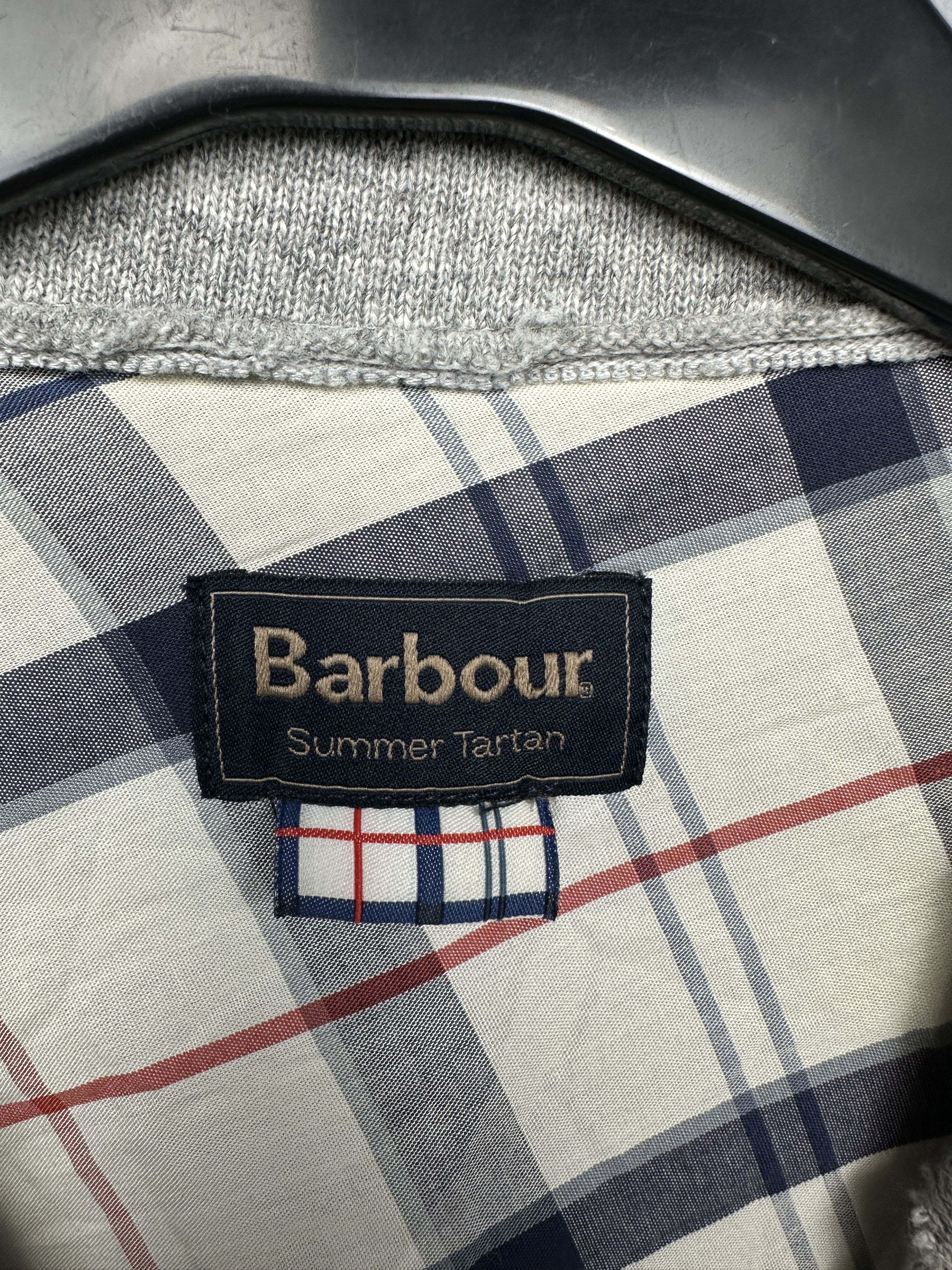 Barbour Barbour Summer Tartan Womens Leathen Wool Cardigan Sweater Size L / US 10 / IT 46 - 3 Thumbnail