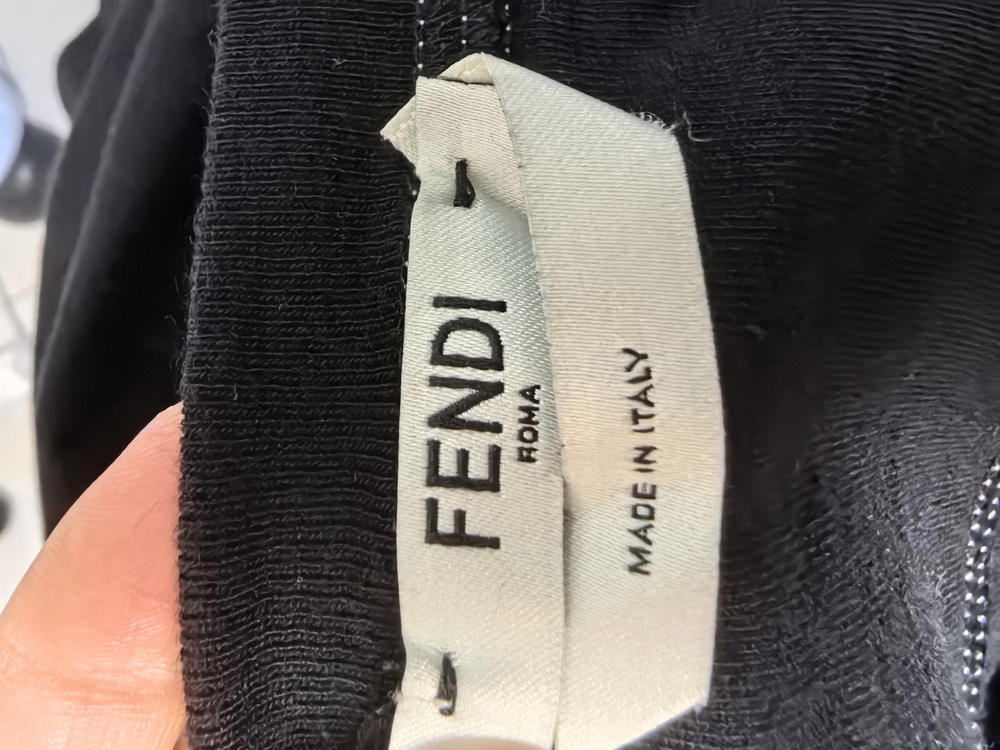 Fendi Fendi FF Logo Tape Short Sleeve T-Shirt Size XS / US 0-2 / IT 36-38 - 3 Thumbnail