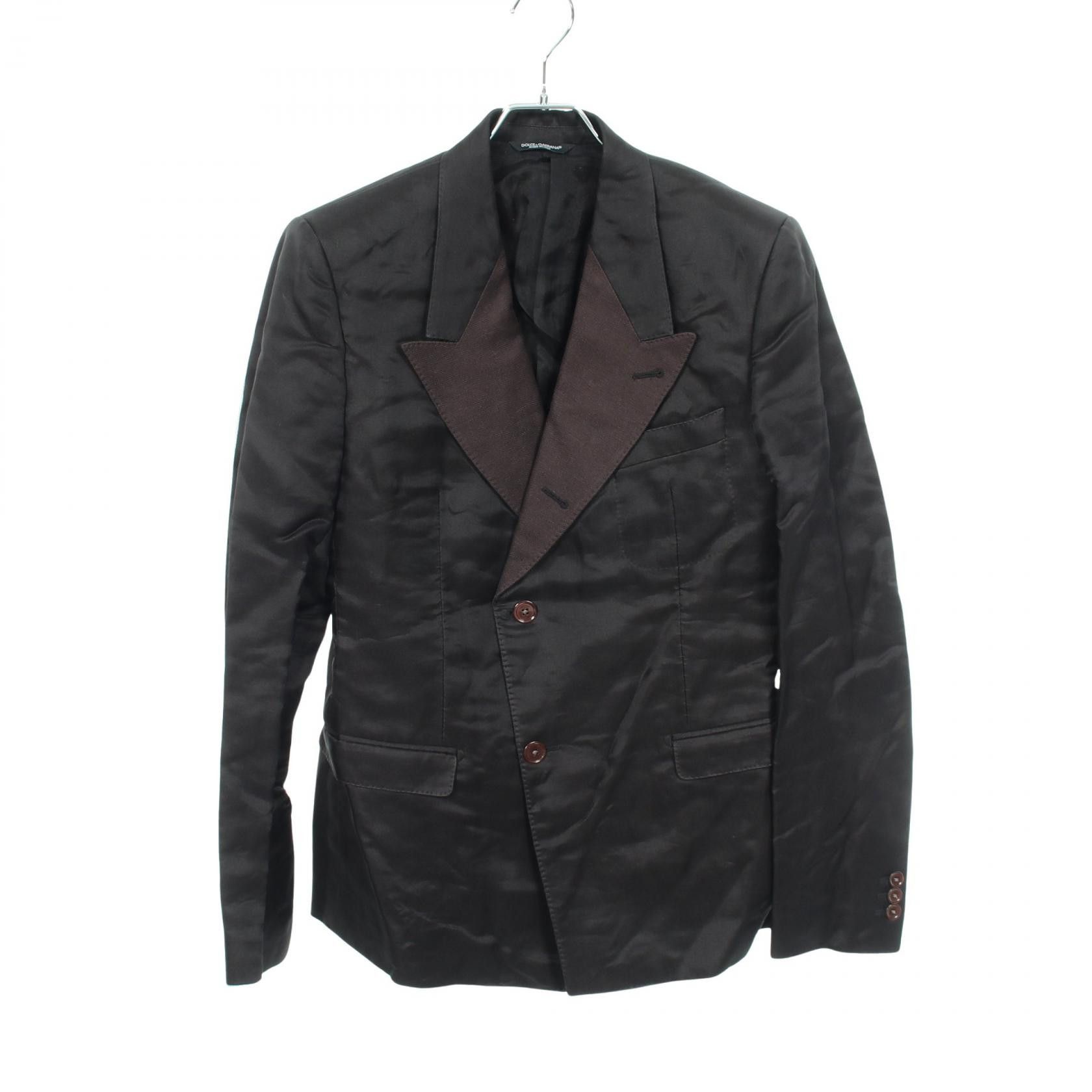 Dolce & Gabbana Dolce & Gabbana Dolce & Gabbana Silk Tailored Jacket Textile Outerwear G2FA6T DUTY FREE for USA Size ONE SIZE - 1 Thumbnail