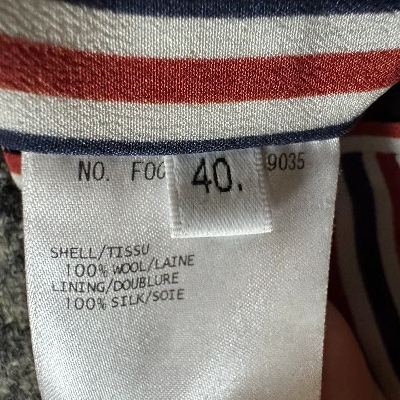 Thom Browne Thom Browne size40 Wool coat, lined with silk Size US XXS / EU 40 - 6 Thumbnail