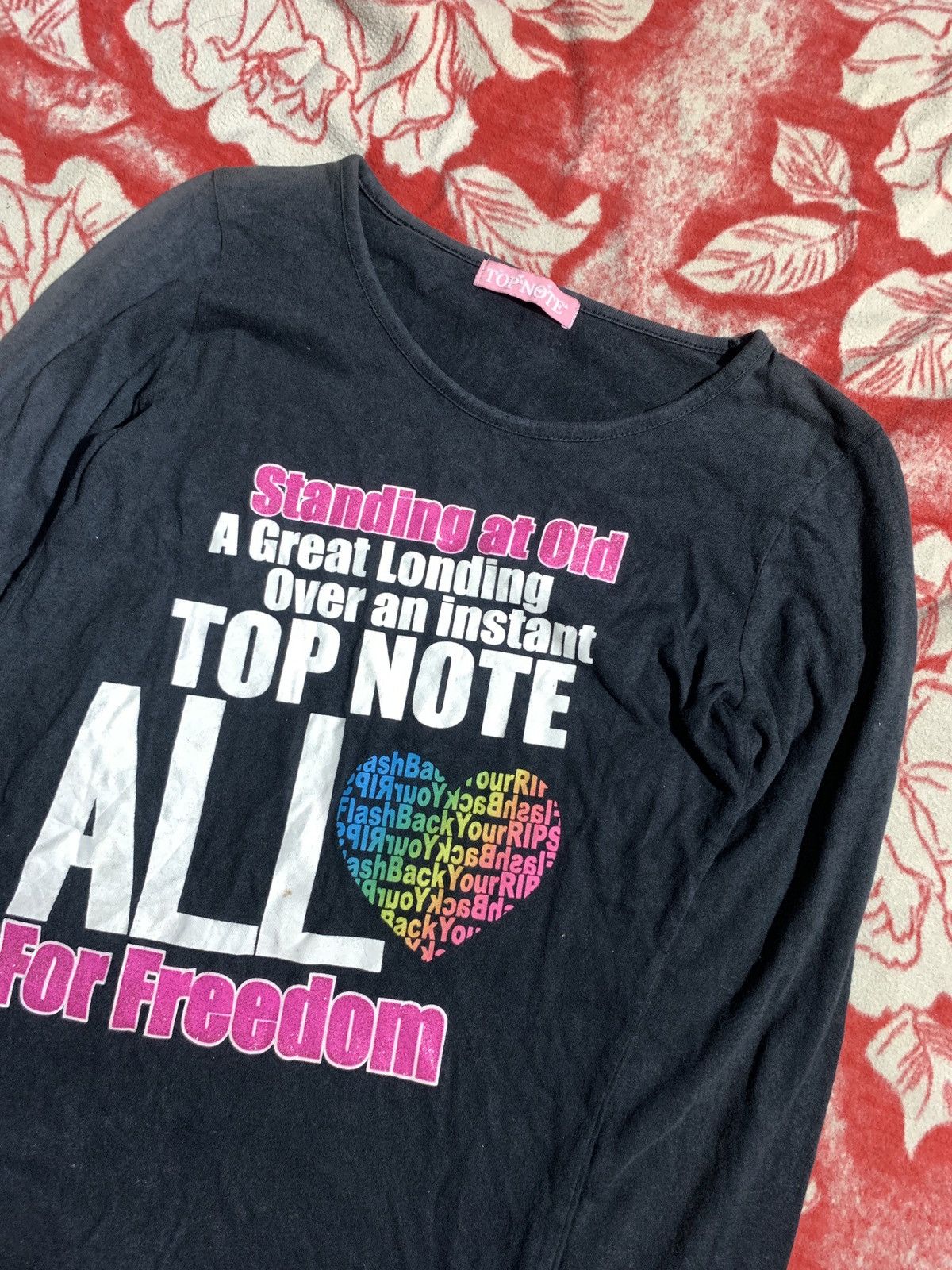 Beauty Beast × If Six Was Nine × Japanese Brand long sleeve t-shirt top note all for freedom if six style Size US S / EU 44-46 / 1 - 4 Thumbnail