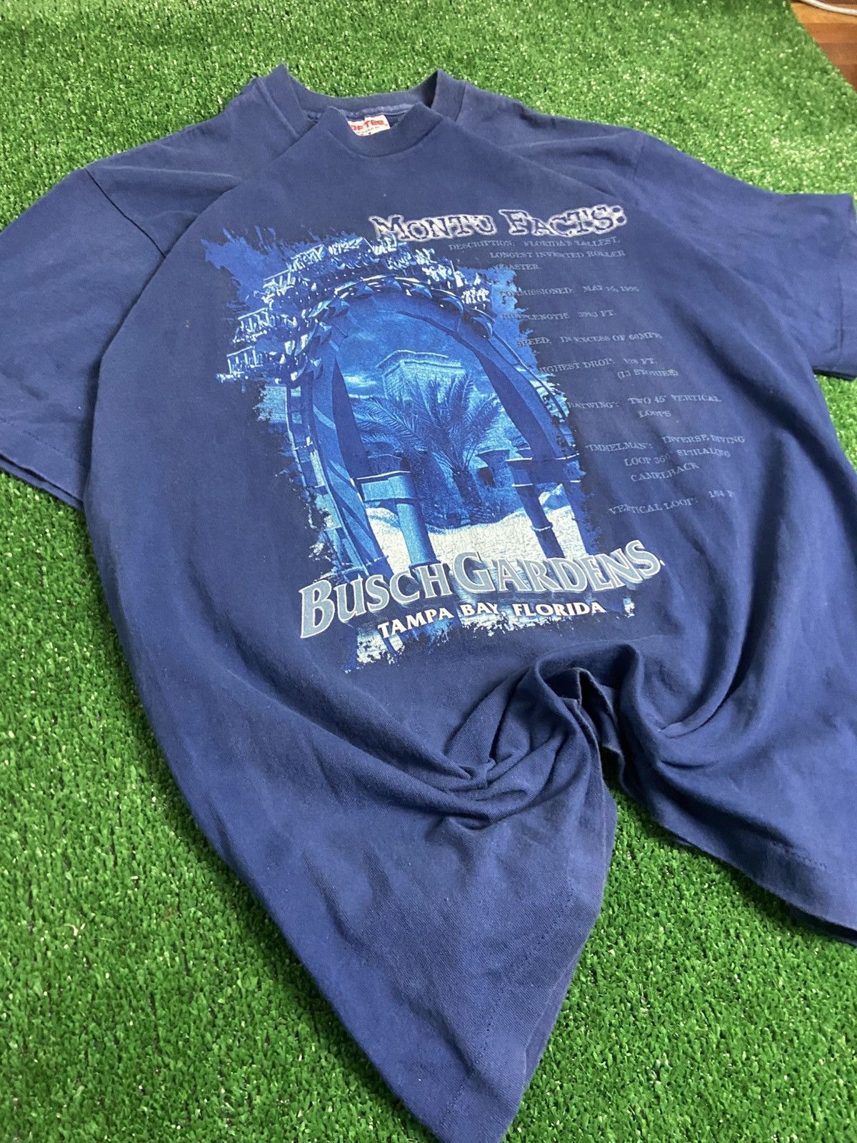 Other Vintage Busch Gardens Tampa Bay Tee Size US L / EU 52-54 / 3 - 2 Thumbnail