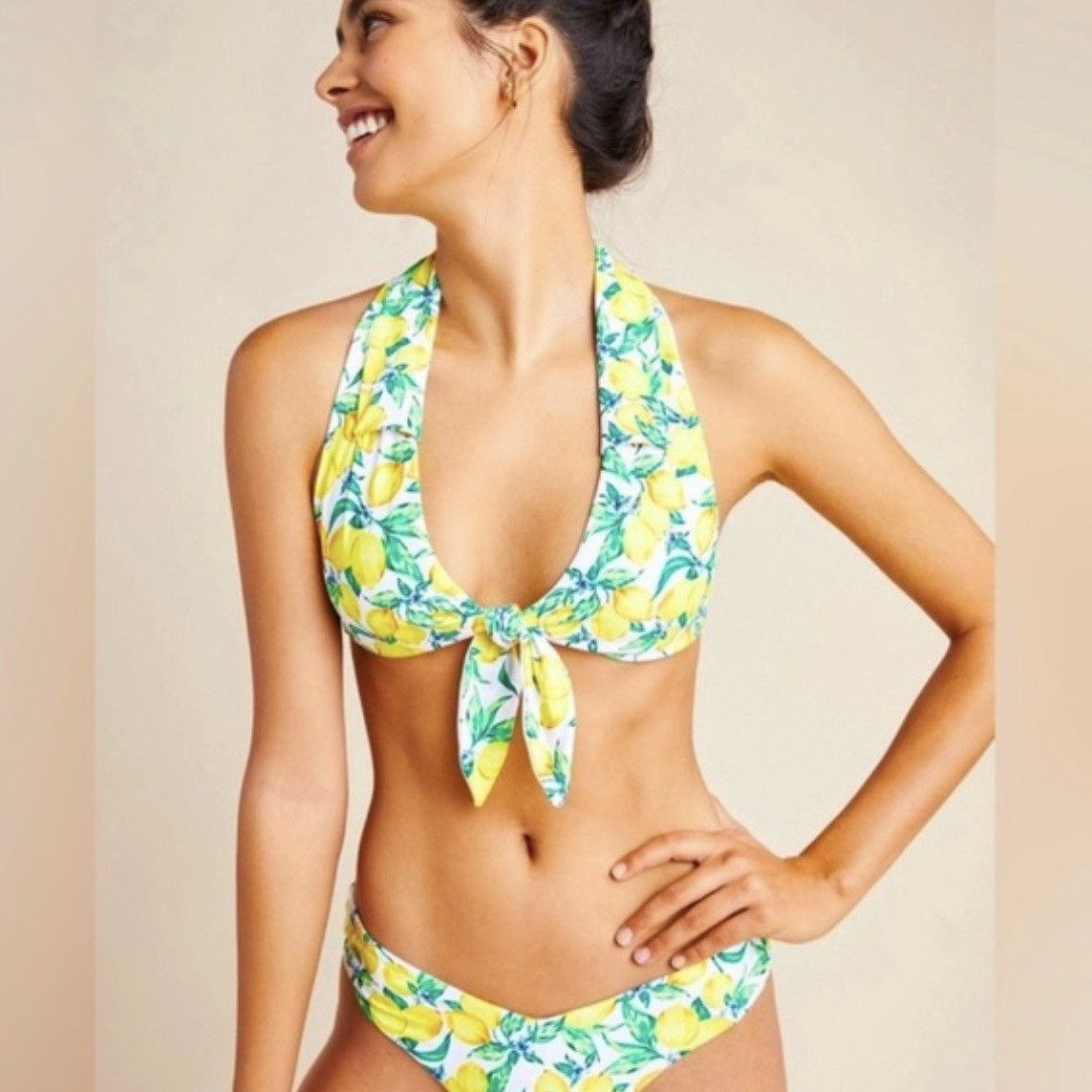 Onia Onia x We Wore What Lemons All Over Salerno Bikini Top Size S / US 4 / IT 40 - 2 Thumbnail