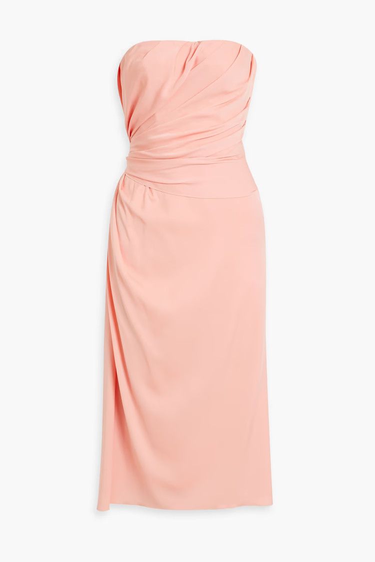 Dolce & Gabbana o1y0825 Sleeveless Midi Dress in Pink Size M / US 6-8 / IT 42-44 - 1 Thumbnail