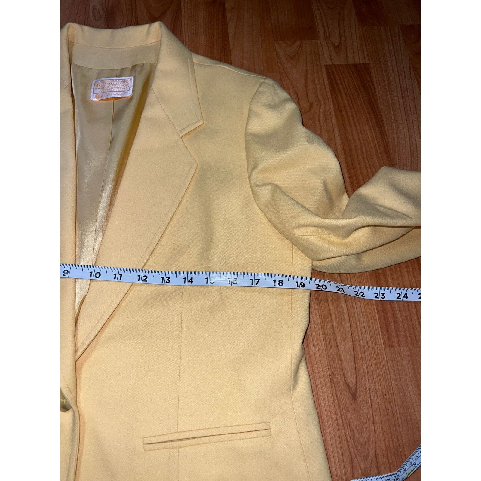 Pendleton Vintage Pendleton Skirt Suit Yellow Womens 14 Woolen Mills Size 32" / US 10 / IT 46 - 7 Thumbnail