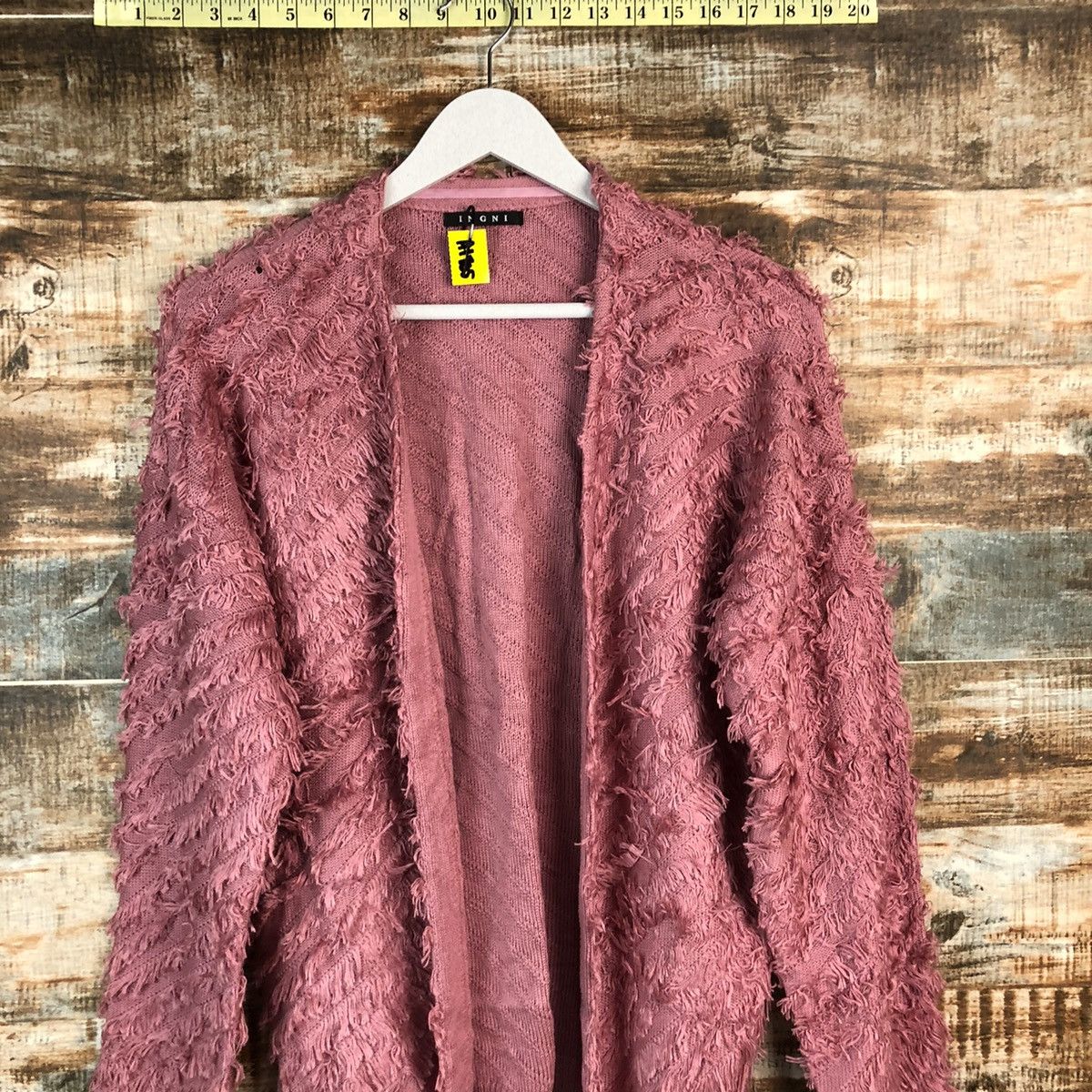 Japanese Brand DL Ingni Pink Cardigan Knitwear #A1705 Size M / US 6-8 / IT 42-44 - 5 Thumbnail
