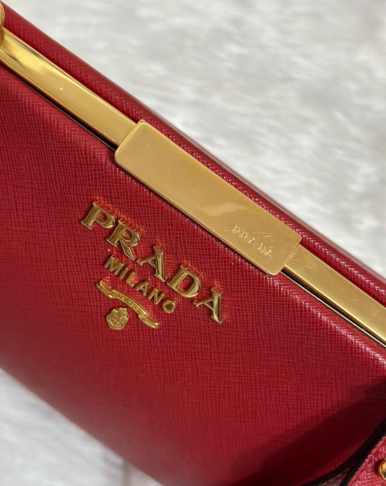 Prada Light Frame Crossbody/Shoulder Bag