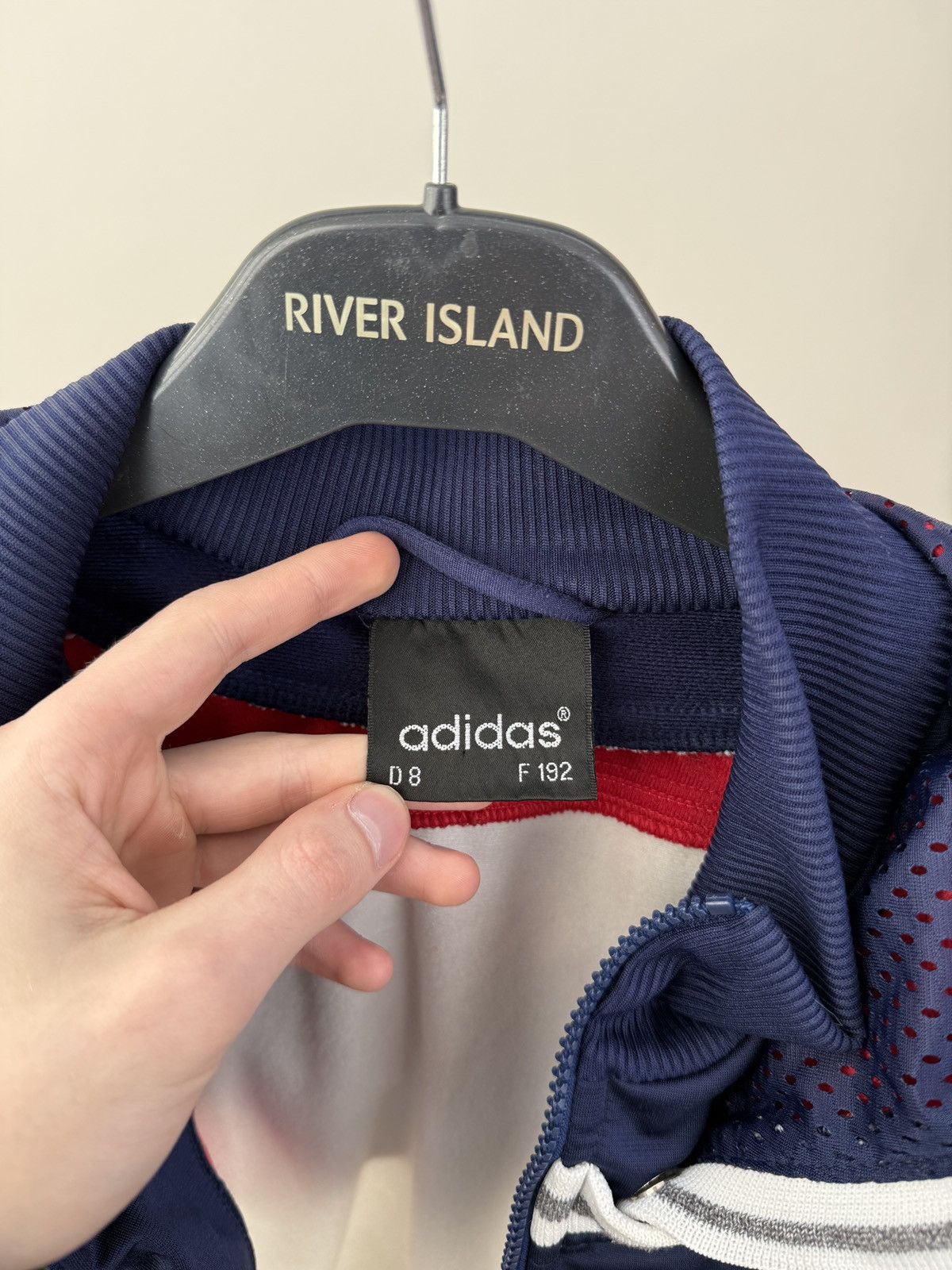Adidas Vintage 90s Adidas Big Spell Out Hooded Track Jacket Size US M / EU 48-50 / 2 - 6 Thumbnail