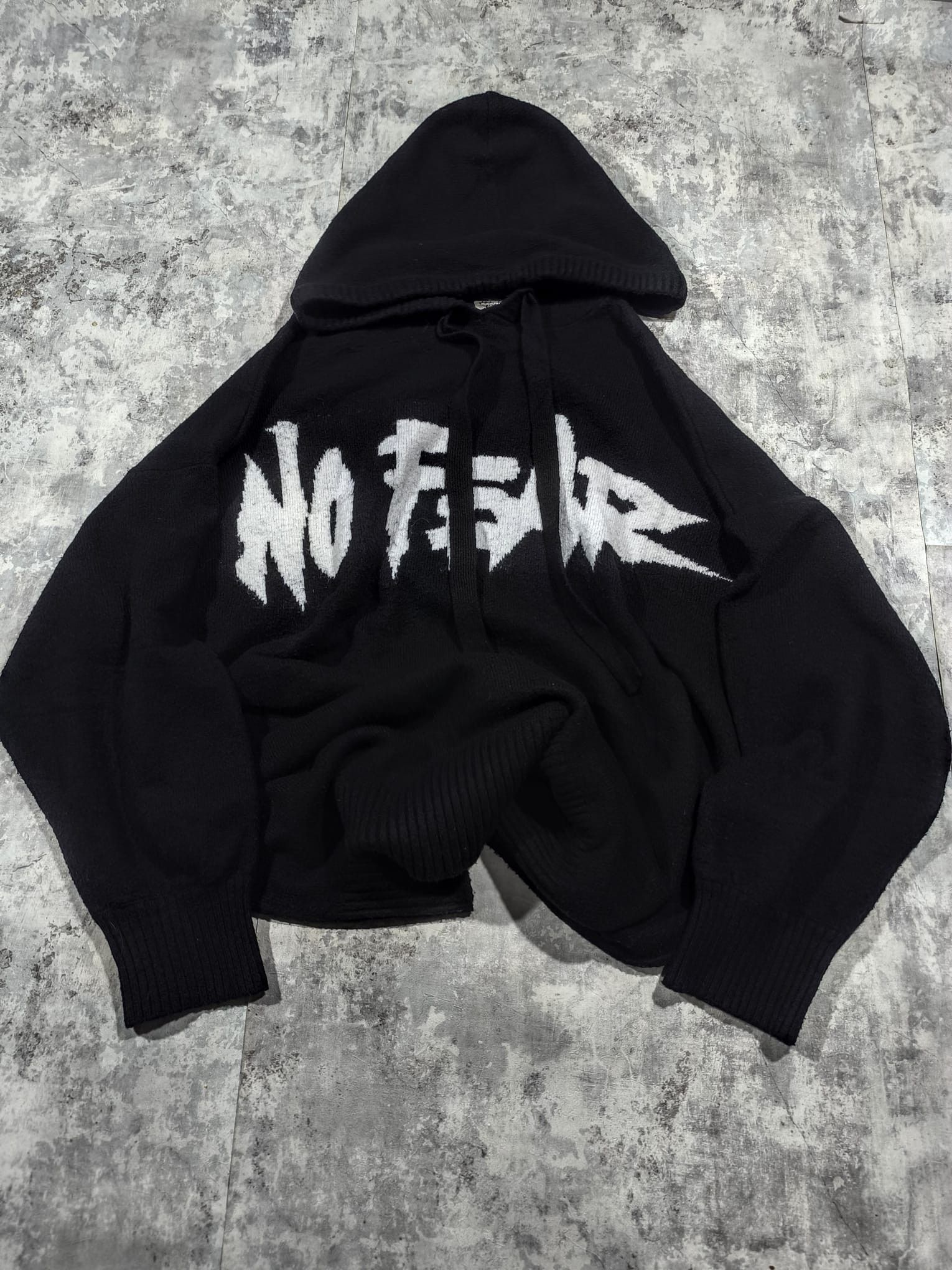 No Fear no fear knit hoodie oversize Size US M / EU 48-50 / 2 - 1 Thumbnail
