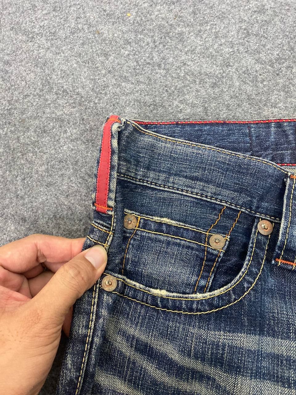 Levi's vintage levis 506 distressed denim nice design Size US 38 / EU 54 - 10 Thumbnail