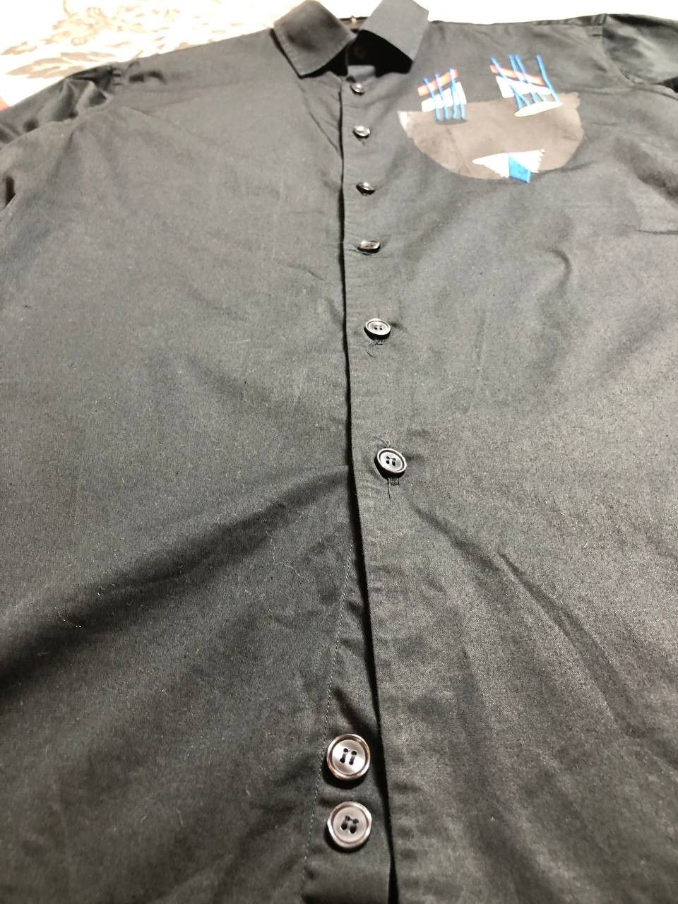 Diesel × Diesel Black Gold Diesel Black Gold Slim Fit Black Dress Shirt Size US S / EU 44-46 / 1 - 9 Thumbnail