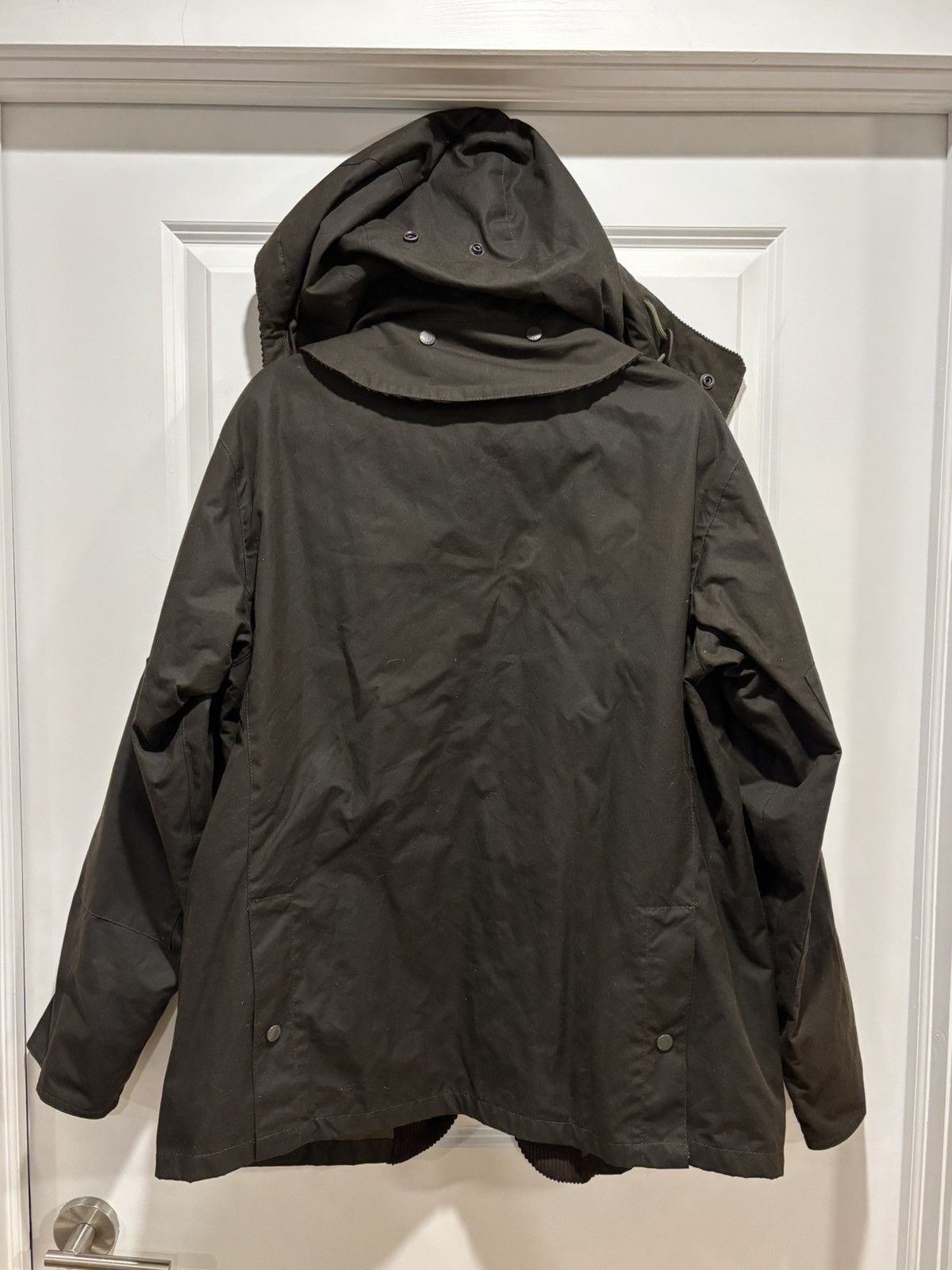 Barbour × Engineered Garments NOS Barbour x Engineered Garments Upland Wax Jacket L Olive Size US L / EU 52-54 / 3 - 13 Thumbnail