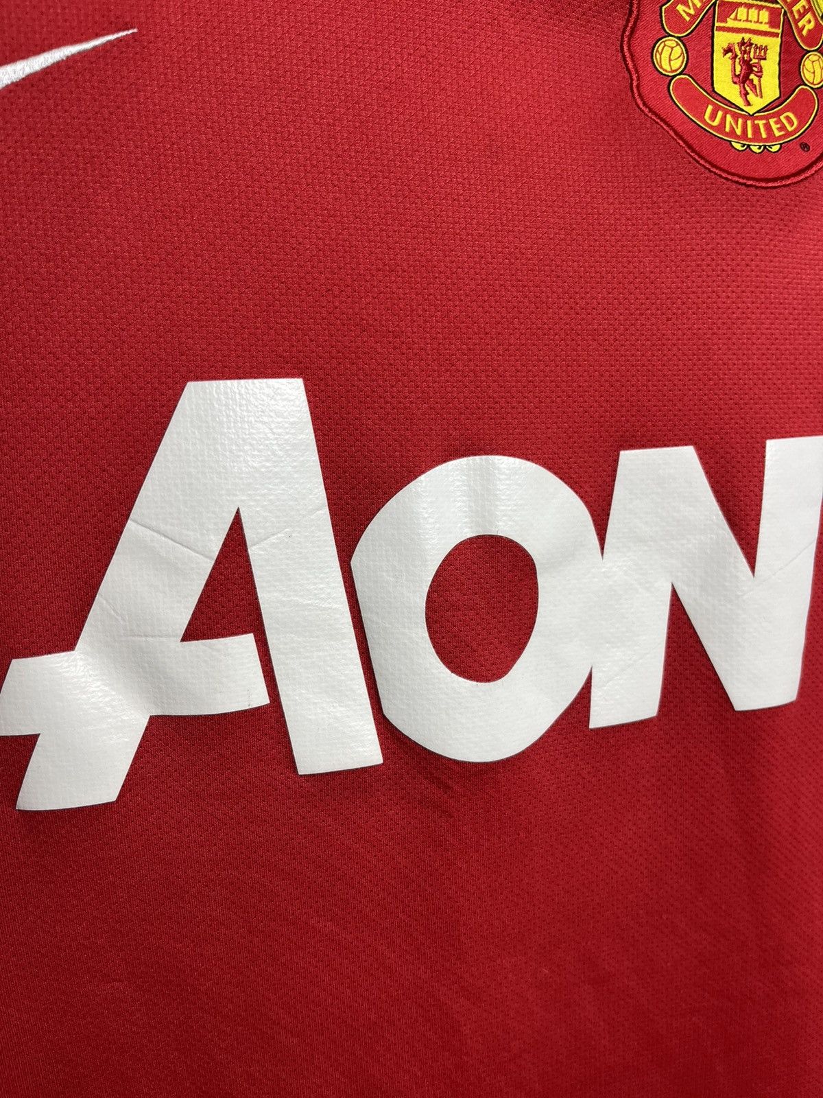 Nike MANCHESTER UNITED 2010/2011 HOME SHIRT PATCH Barclays Size US L / EU 52-54 / 3 - 3 Thumbnail