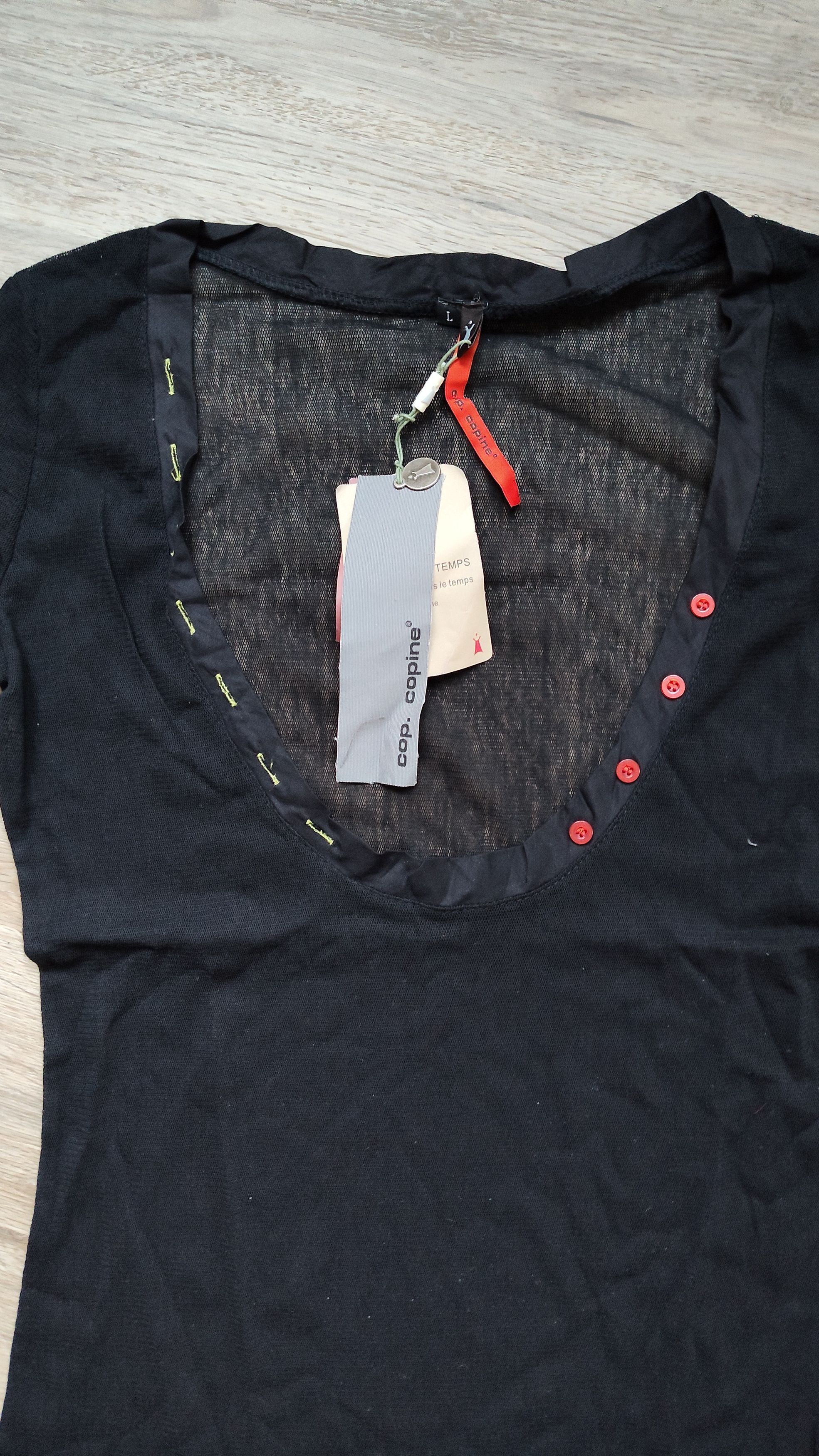 Cop Copine Cop.Copine black longsleeve+tank top sz M made in France New Size M / US 6-8 / IT 42-44 - 4 Thumbnail