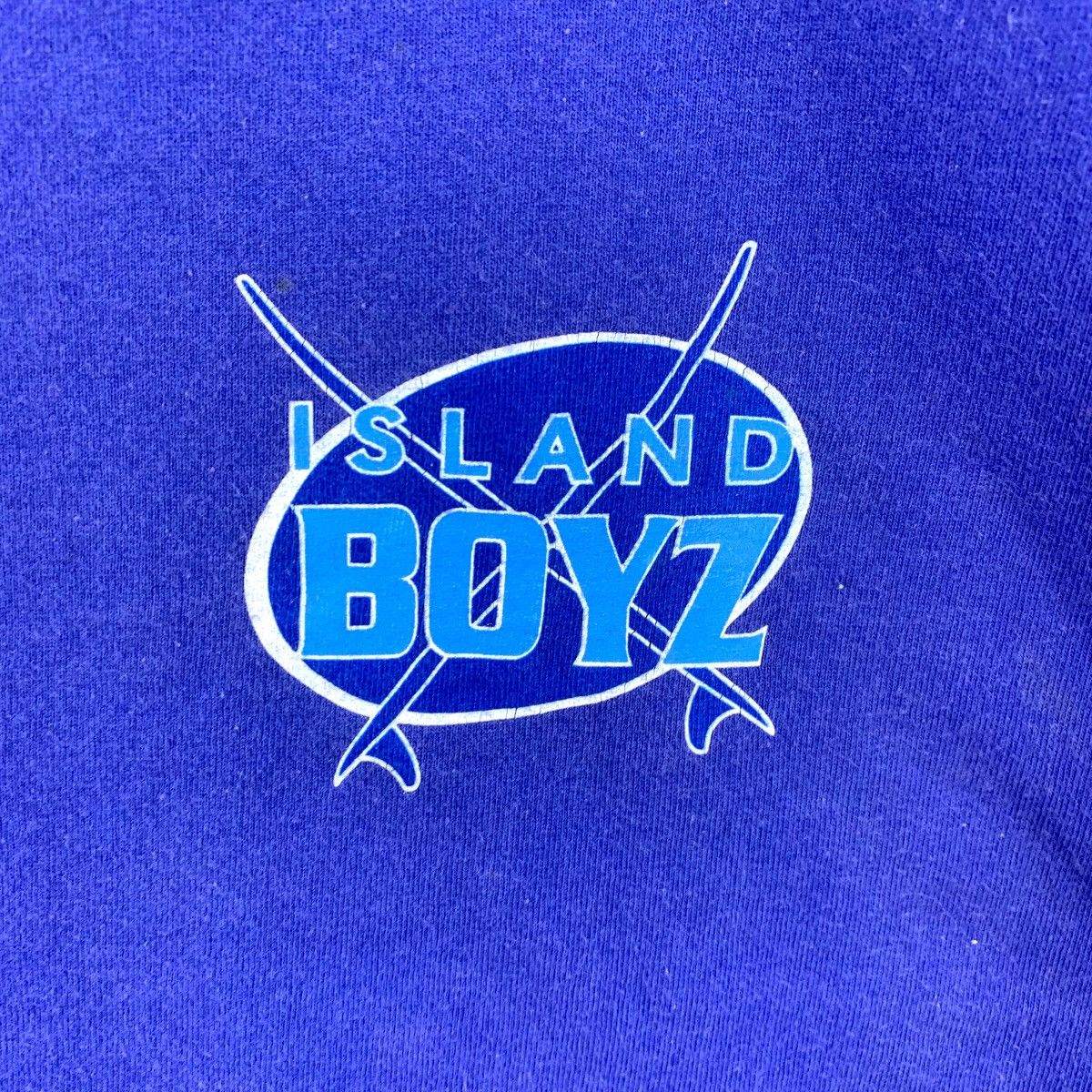 Vintage Vintage 90's ISLAND BOYZ SURF Big Wave Graphic Tee Shirt Size US L / EU 52-54 / 3 - 5 Thumbnail