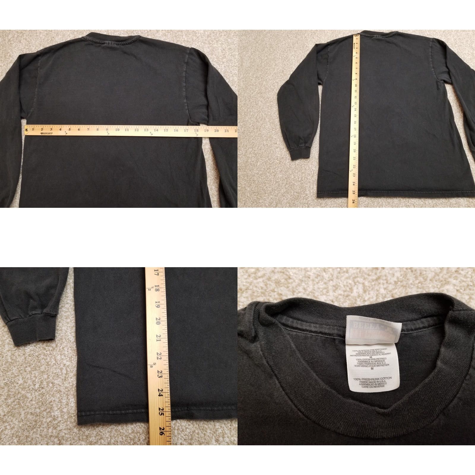 Hanes VINTAGE Budweiser Shirt Mens M Black Christmas Silver Buds Anheuser-Busch LS TEE Size US M / EU 48-50 / 2 - 8 Thumbnail