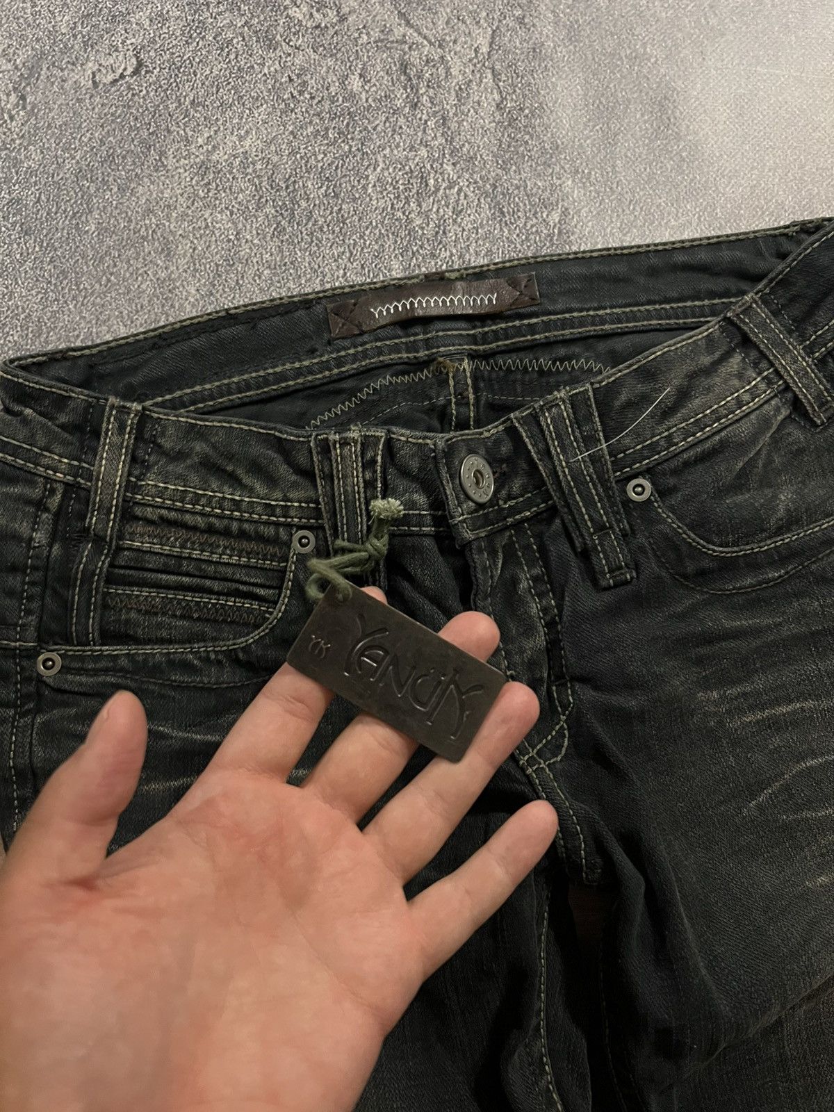 Vintage Vintage Avan Garde Slim Fit Dark Jeans / Number Nine Style Size US 28 / EU 44 - 3 Thumbnail