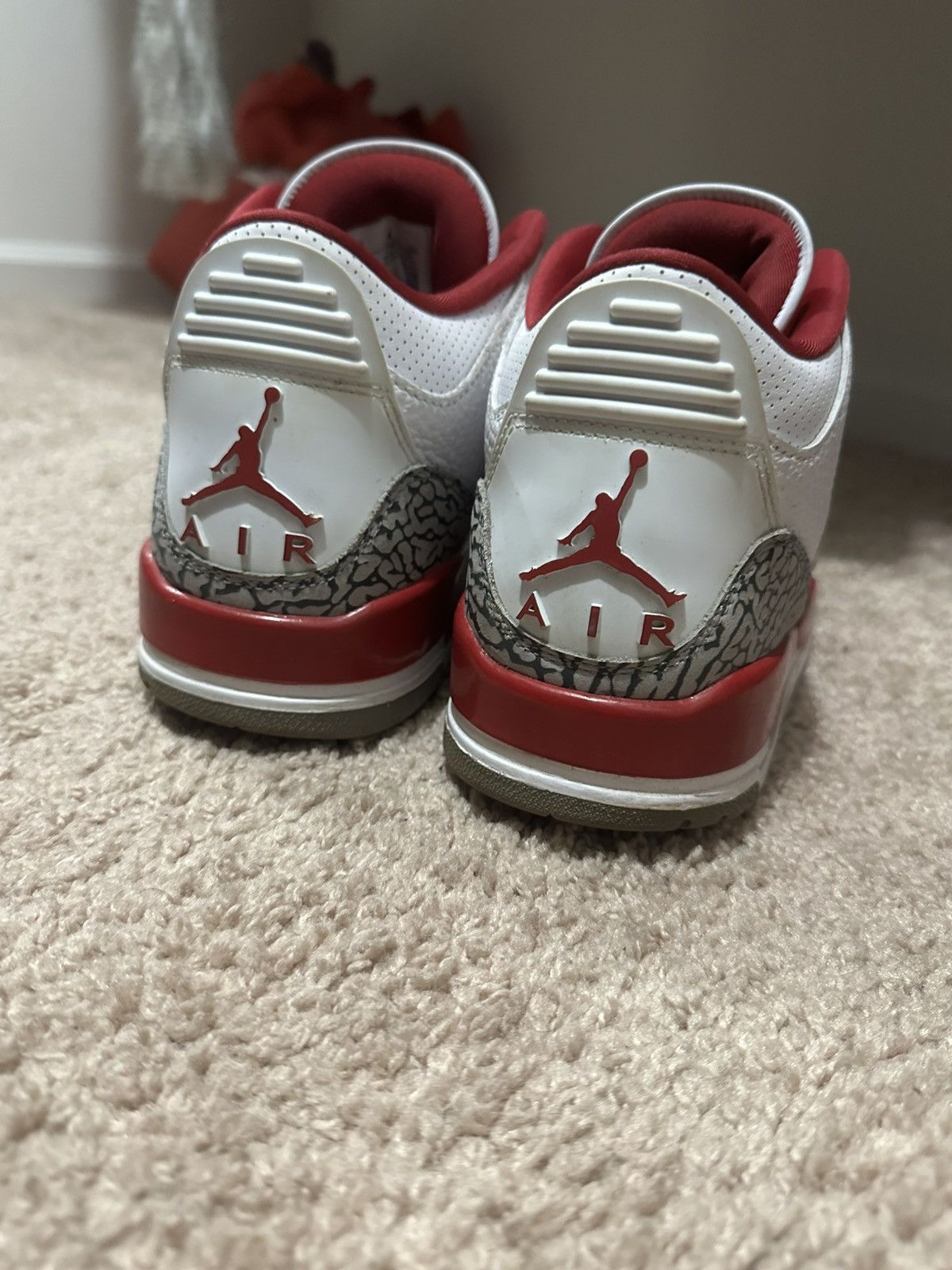 Jordan Brand Jordan retro 3 red cardinal Size US 9.5 / EU 42-43 - 2 Thumbnail