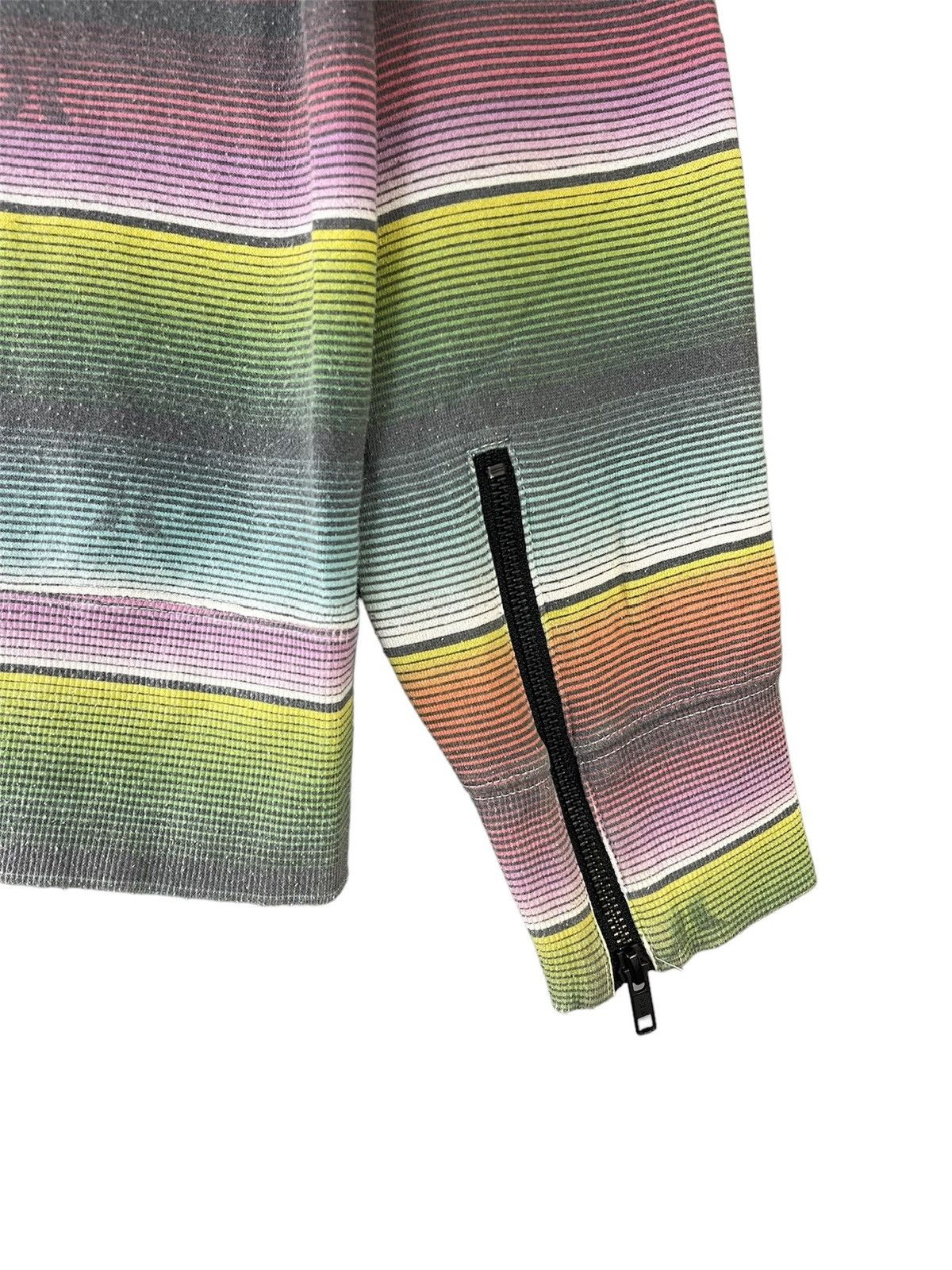 Hurley × Vintage Hurley Striped Full Zip Vintage Sweatshirt Size US S / EU 44-46 / 1 - 9 Thumbnail