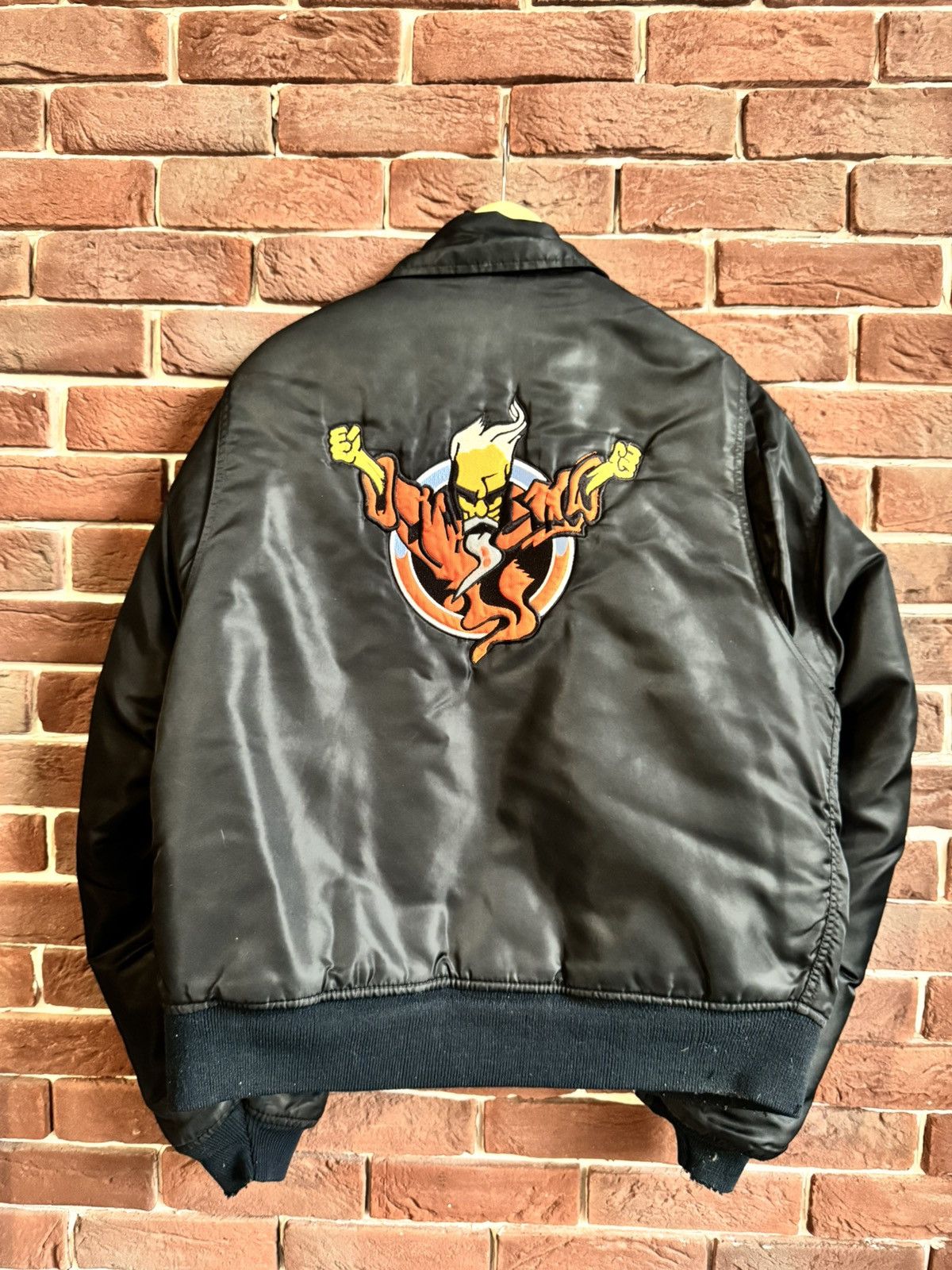 Thunderdome Rare 90s 1994 Thunderdome Bomber Jacket Gabber Hardcore Band Size US XL / EU 56 / 4 - 2 Thumbnail