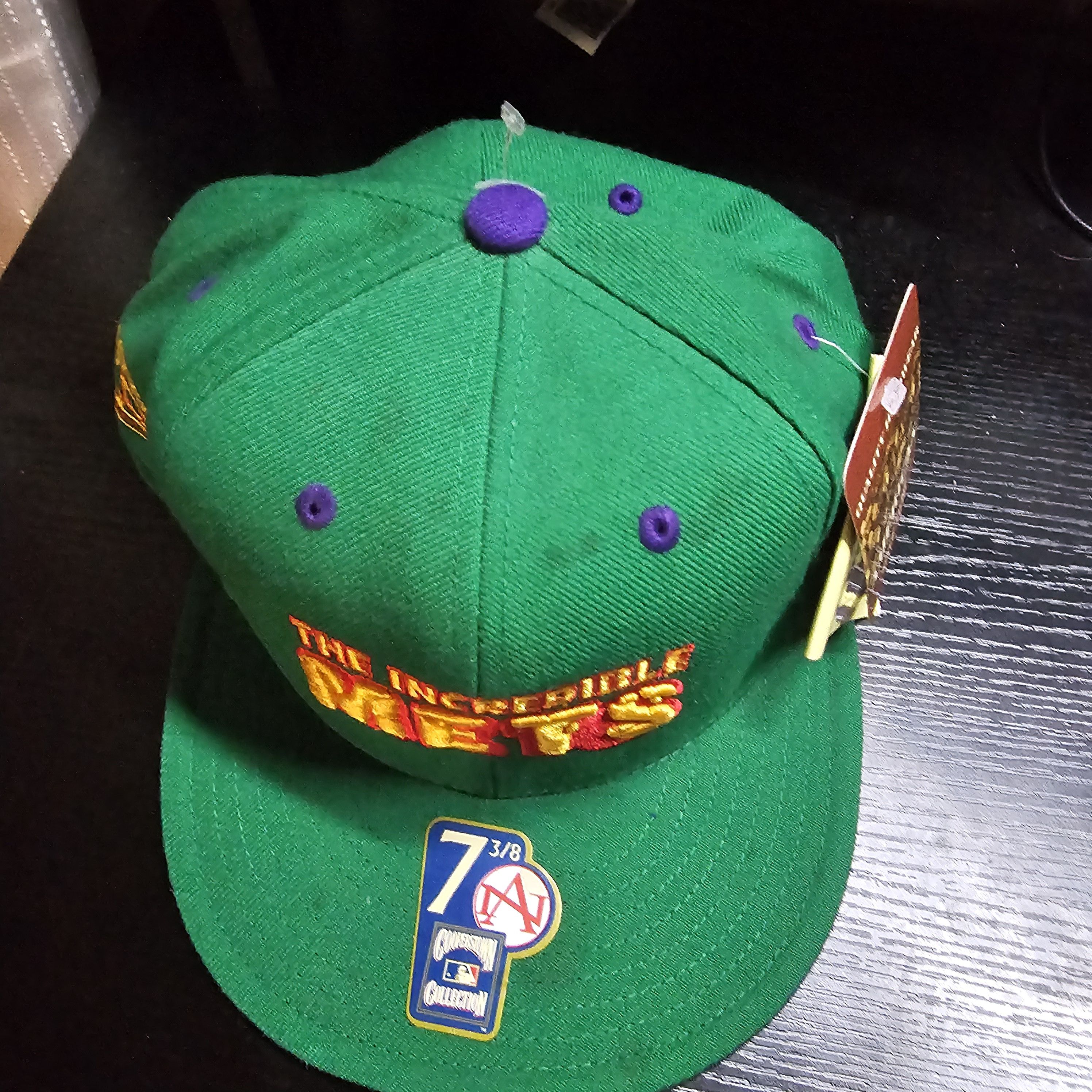 Cooperstown Collection Rare Mets Incredible Hulk Collector's Hat Size ONE SIZE - 5 Thumbnail