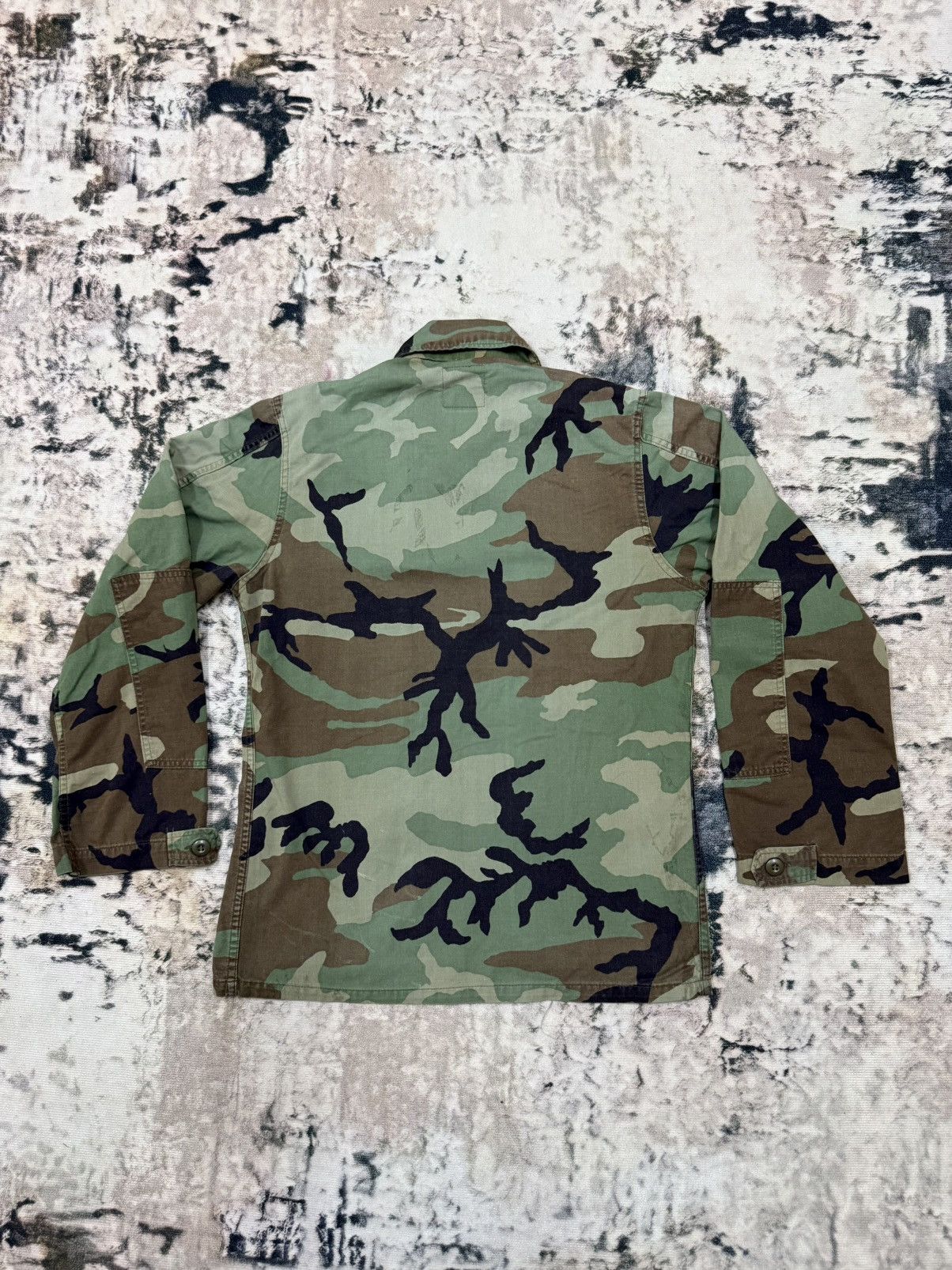 Vintage Vintage US Army USMC Combat Camoflage Patern Jacket Size US S / EU 44-46 / 1 - 10 Thumbnail