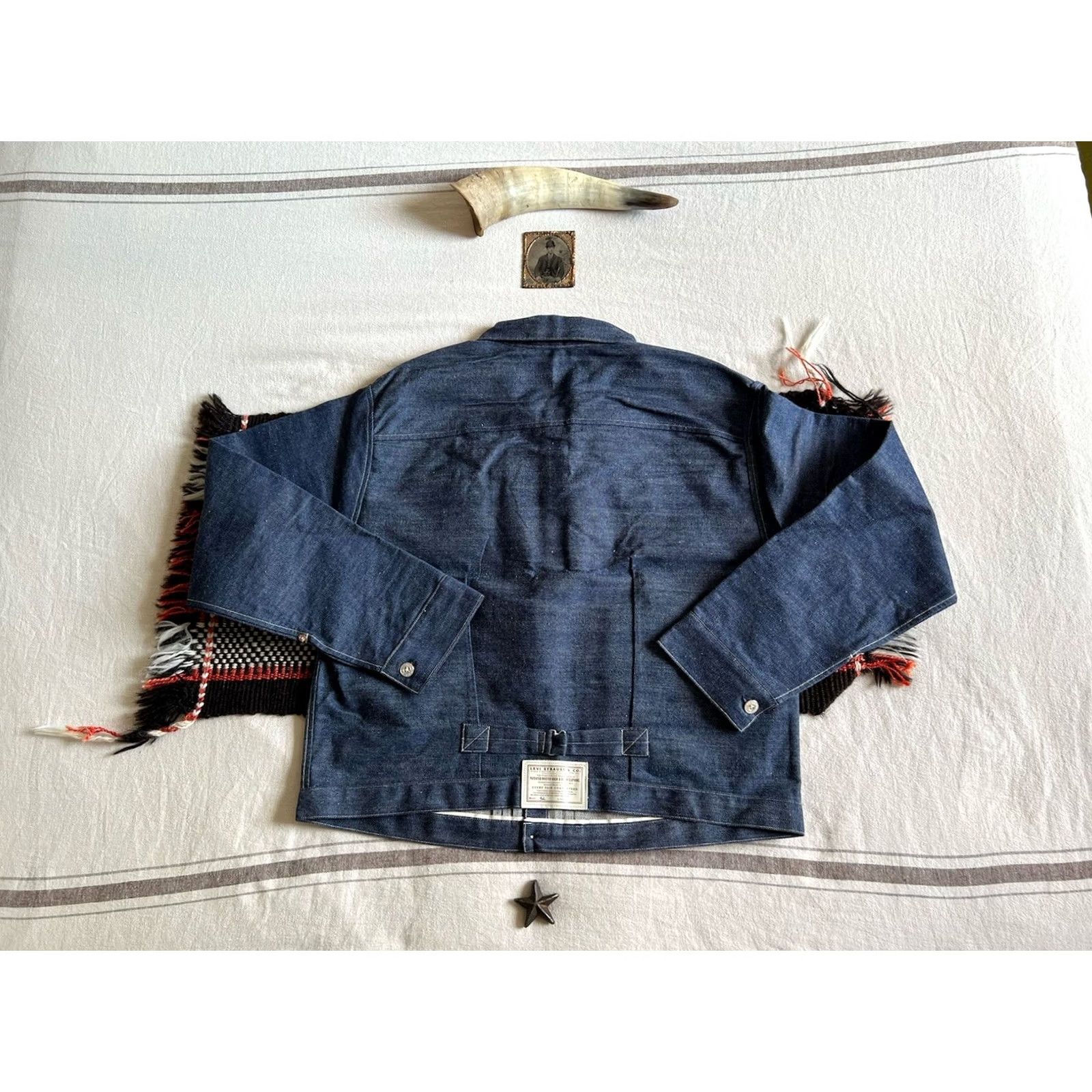 Levi's Levi's LVC Trucker Jacket L Japan Type 2 Selvedge 1879 Pleated Blouse NEW BNWT Size US L / EU 52-54 / 3 - 2 Thumbnail