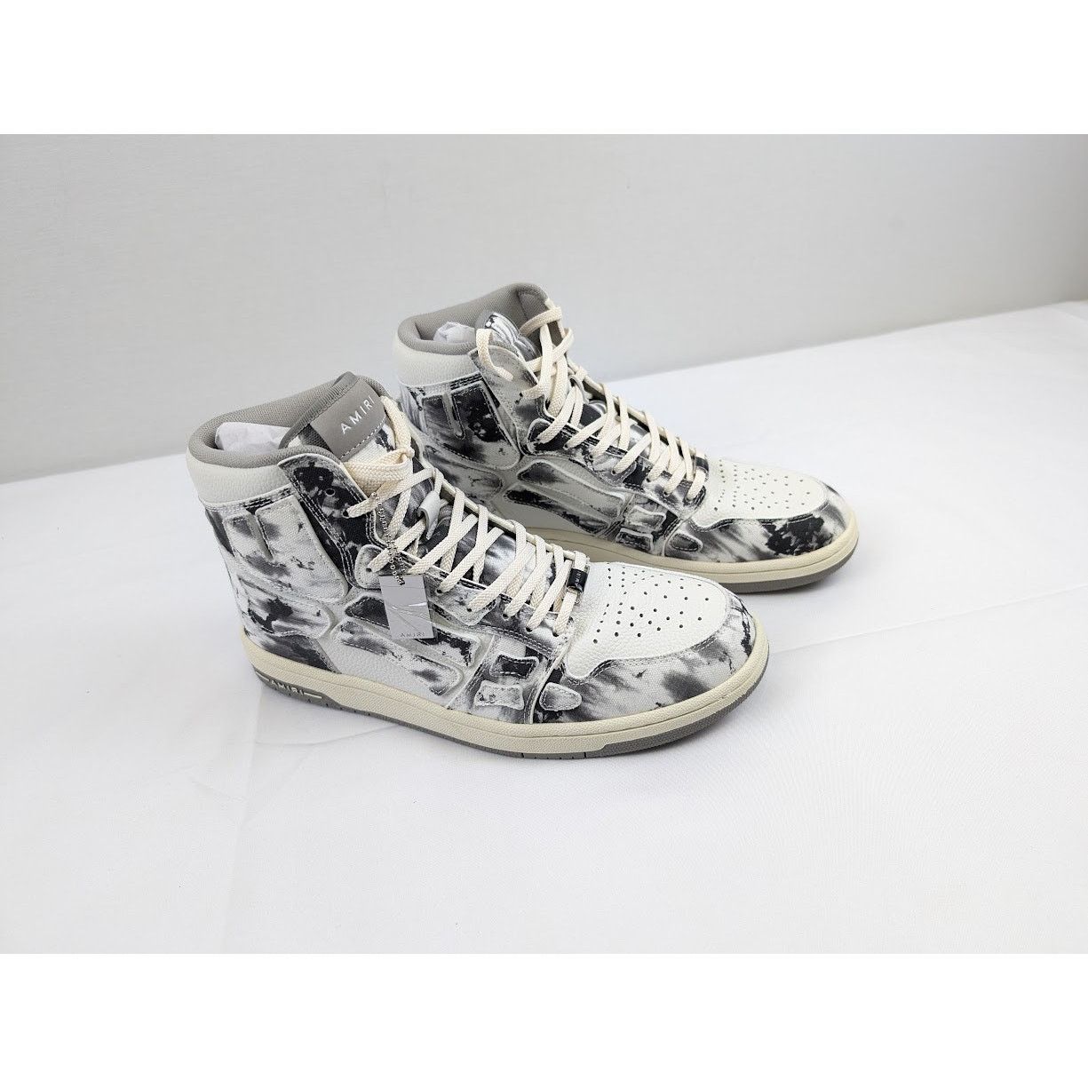 Amiri o1rshd1 Skel High Top Sneakers in Grey Size US 9 / EU 42 - 16 Thumbnail