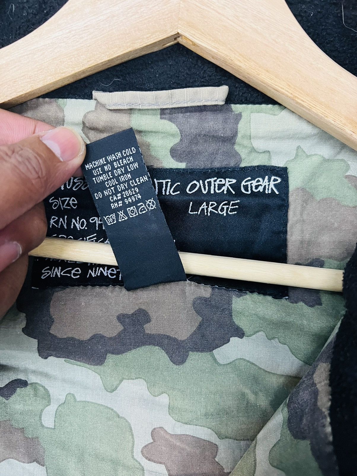 Stussy Authentic Stussy Outer Gear Camouflage Parka Jacket Size US L / EU 52-54 / 3 - 15 Thumbnail