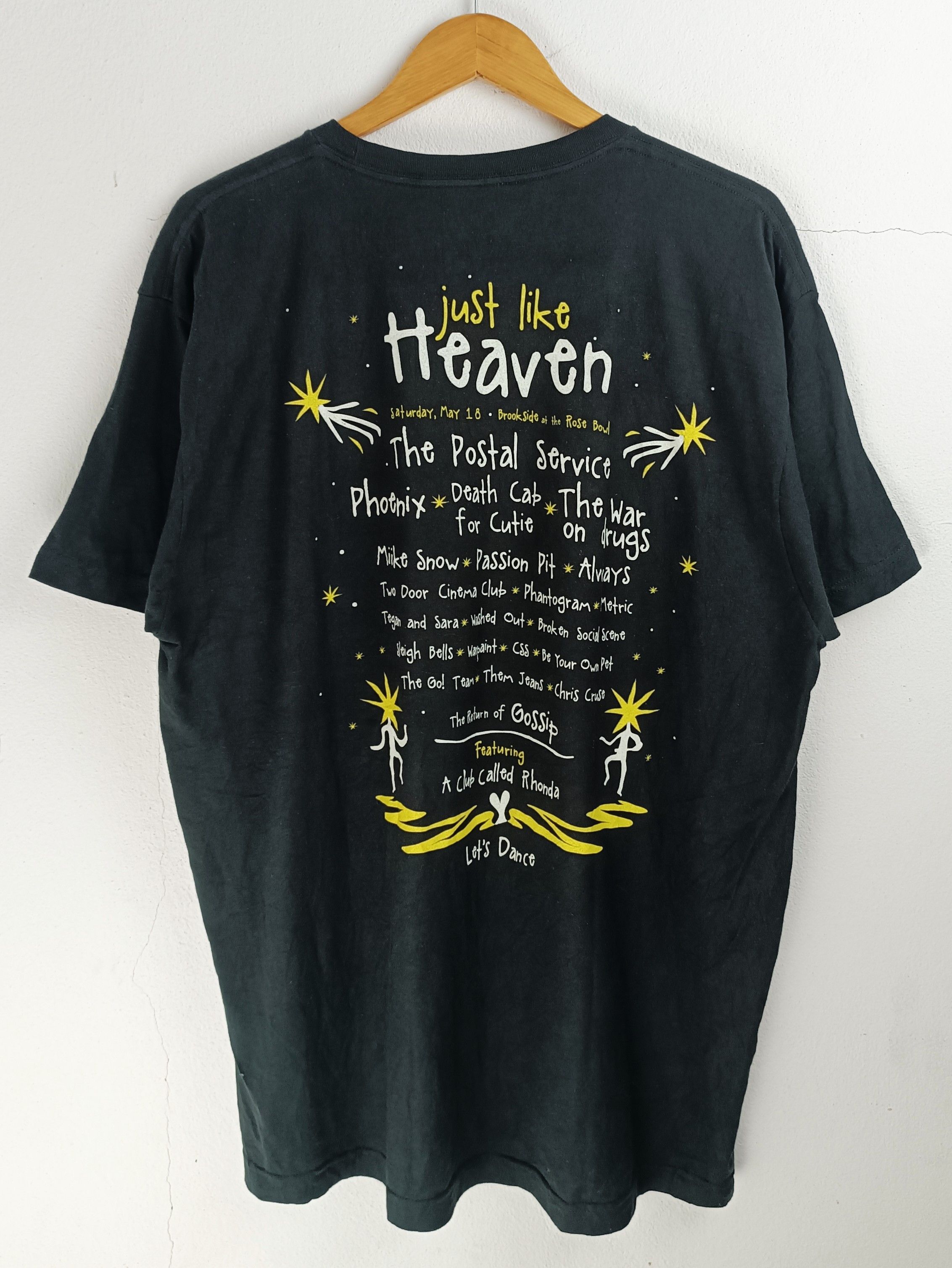 Band Tees VINTAGE JUST LIKE HEAVEN FEST death cab phoenix postal pit Size US XL / EU 56 / 4 - 4 Thumbnail