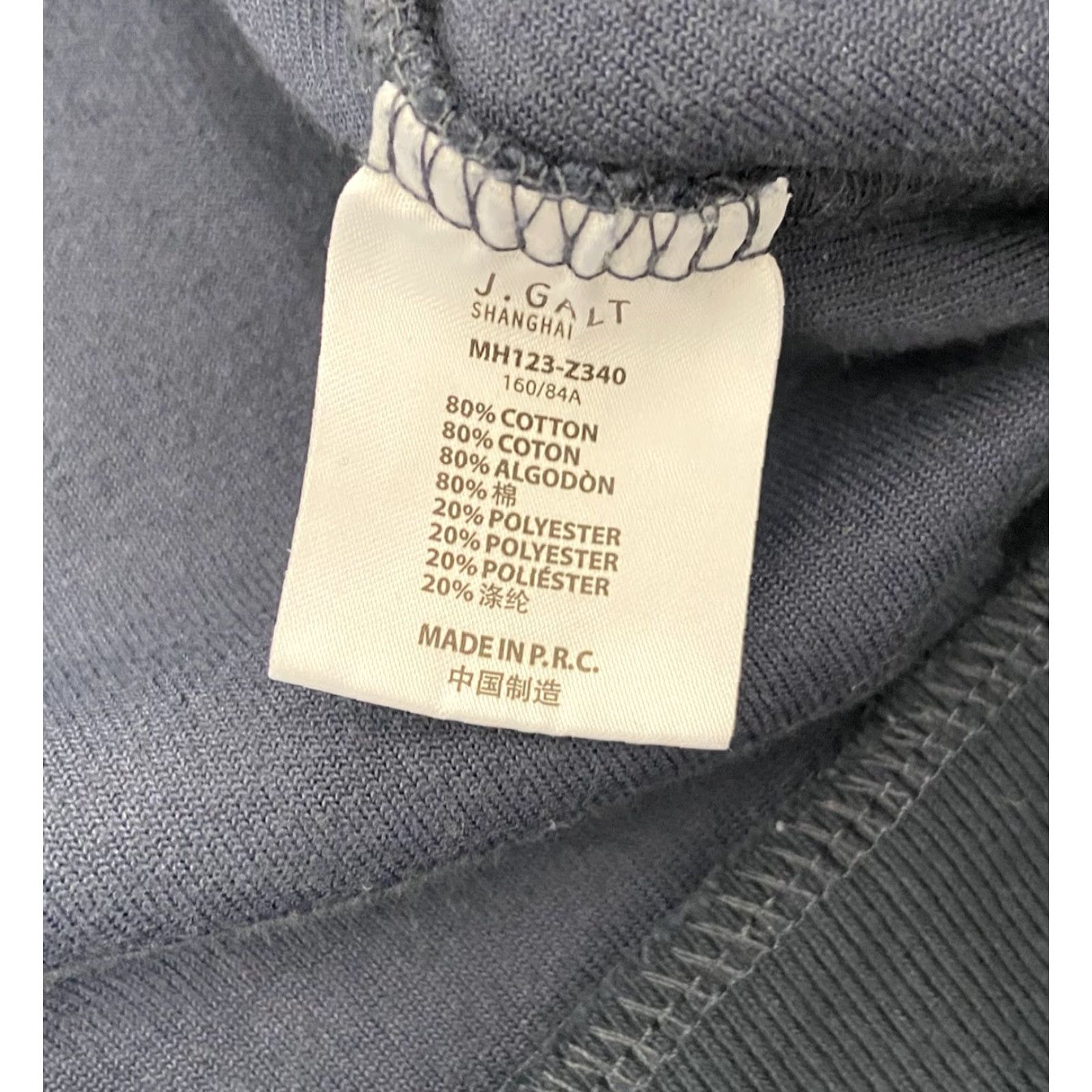 Brandy Melville Brandy Melville John Galt Sweater Womens One Size OS Blue Velour Full Zip Hoodie Brand Vintage No Size ONE SIZE - 6 Thumbnail