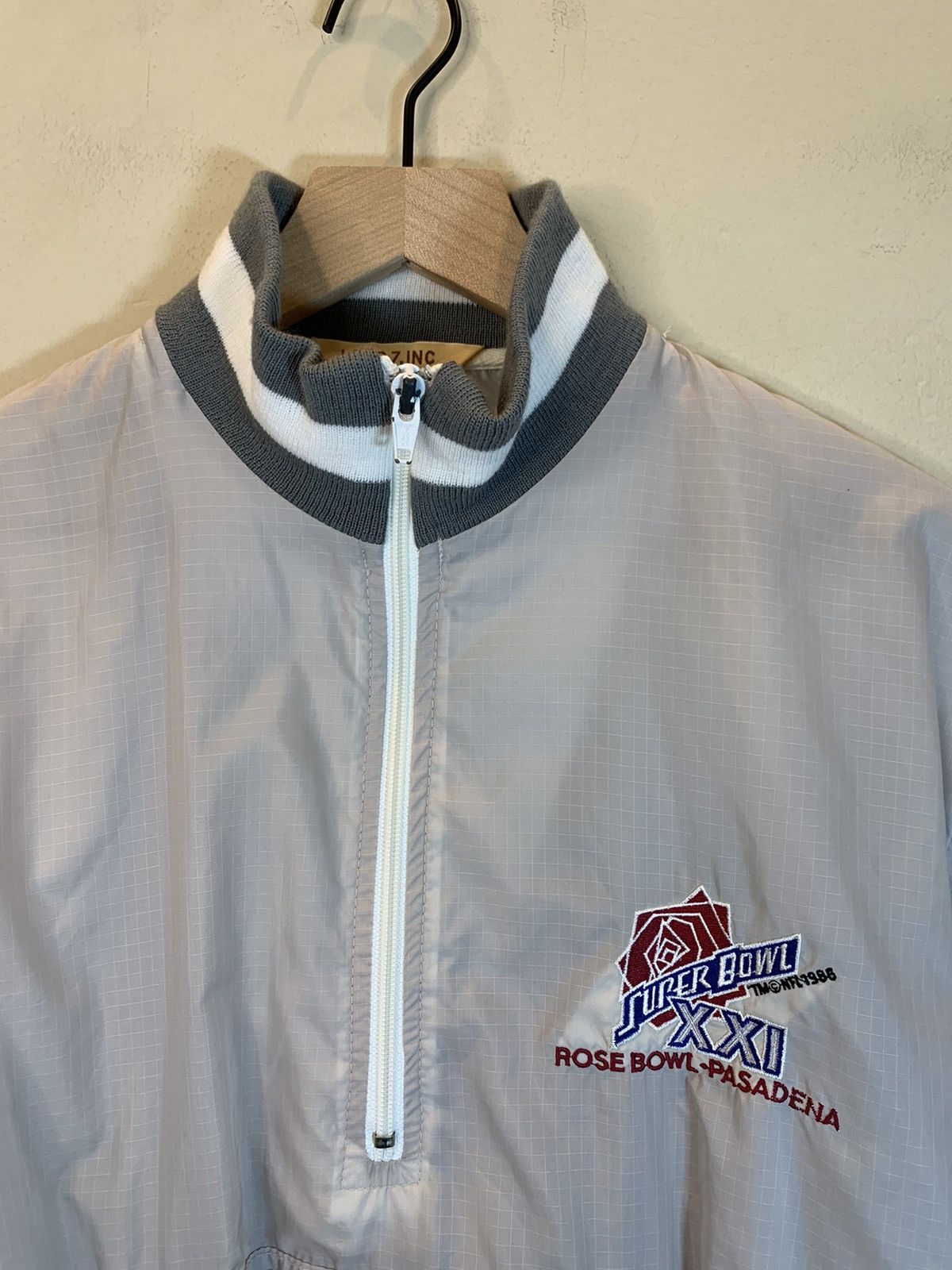 Logo 7 RARE* Vintage Super Bowl XXI Rose Bowl Broncos Giants Jacket Size US L / EU 52-54 / 3 - 2 Thumbnail