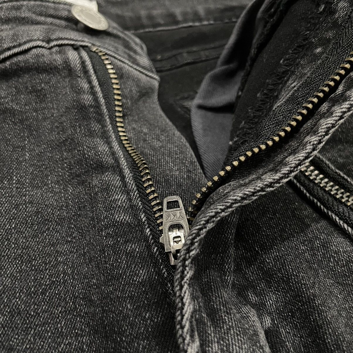 Japanese Brand Japanese Evris High Waist Black Denim Flared Pants Size 24" / US 00 / IT 34 - 4 Thumbnail