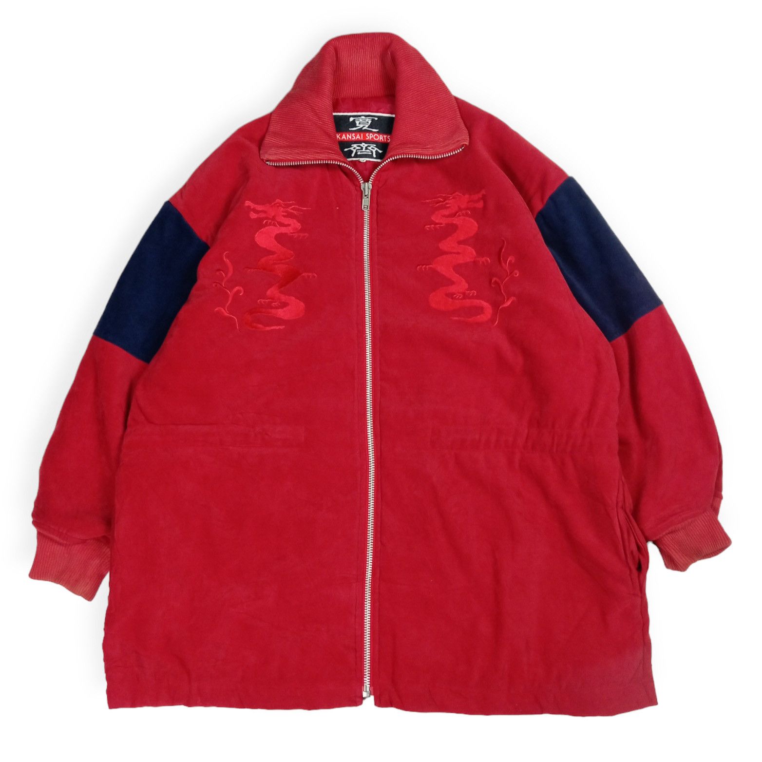 Japanese Brand Vintage Sukajan Dragon Kansai Sport Yamamoto Size US XL / EU 56 / 4 - 1 Thumbnail