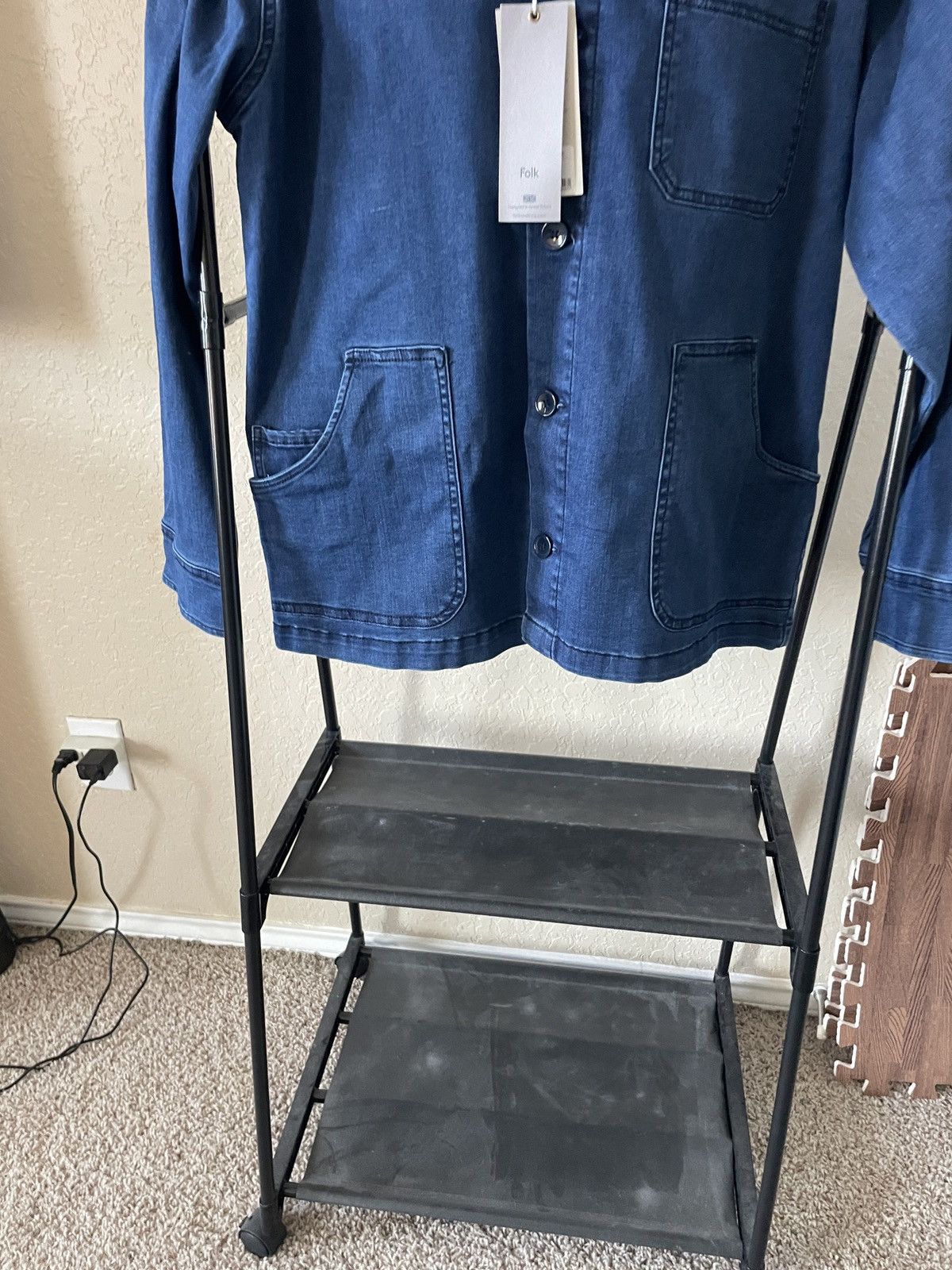 Folk Nelson Mid Denim Cord 3PKT shirt jacket Nwt 216.00 Size US L / EU 52-54 / 3 - 3 Thumbnail