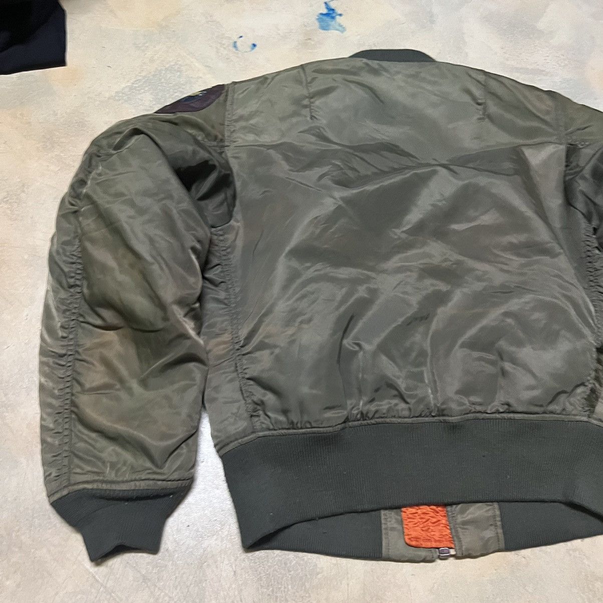 Avirex Avirex Bomber Jacket Full Patches Distressed Style Size US S / EU 44-46 / 1 - 20 Thumbnail