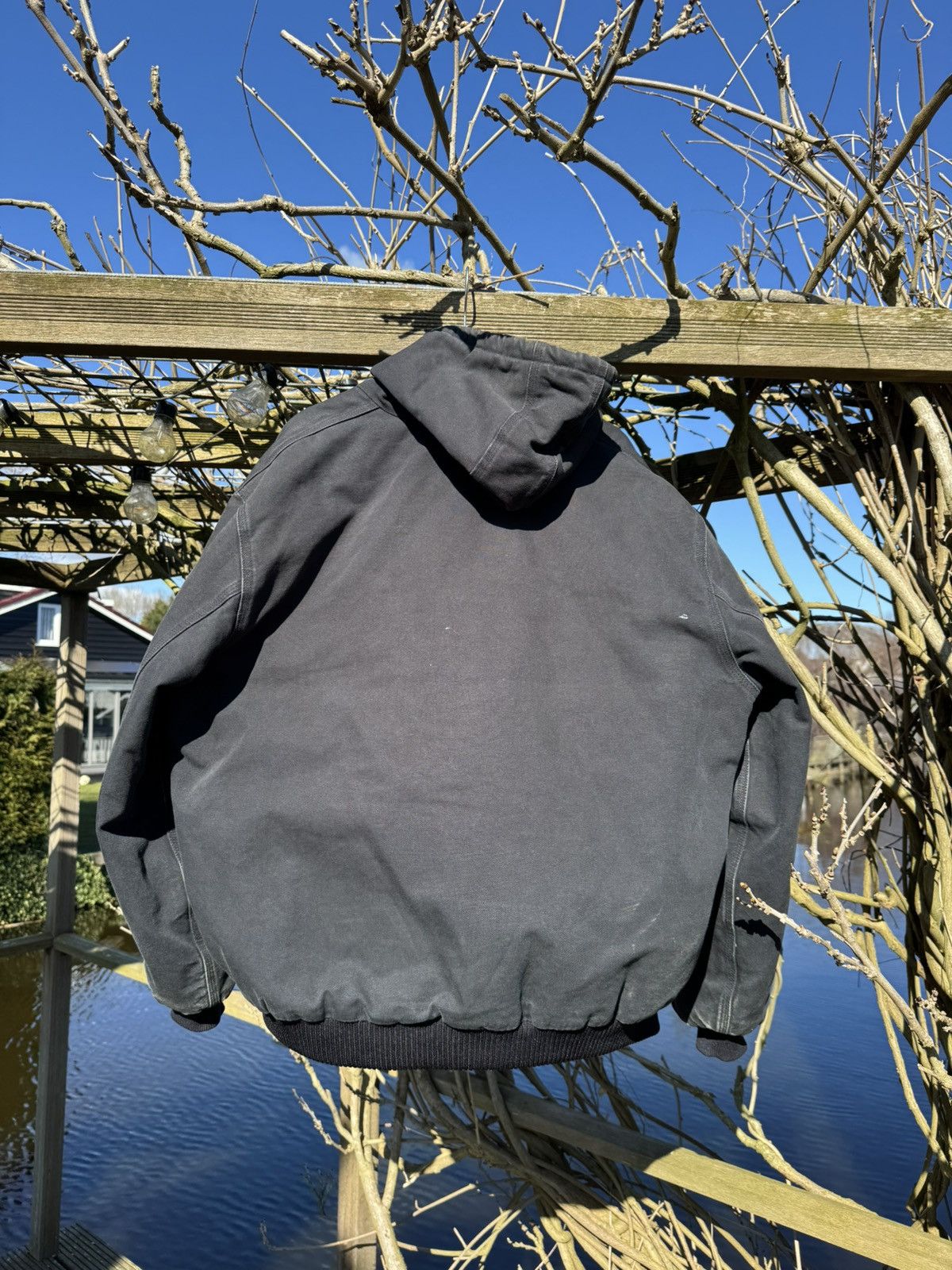 Carhartt × Vintage Carhartt J140 BLK Flannel-Lined Active Jacket Size US XL / EU 56 / 4 - 4 Thumbnail