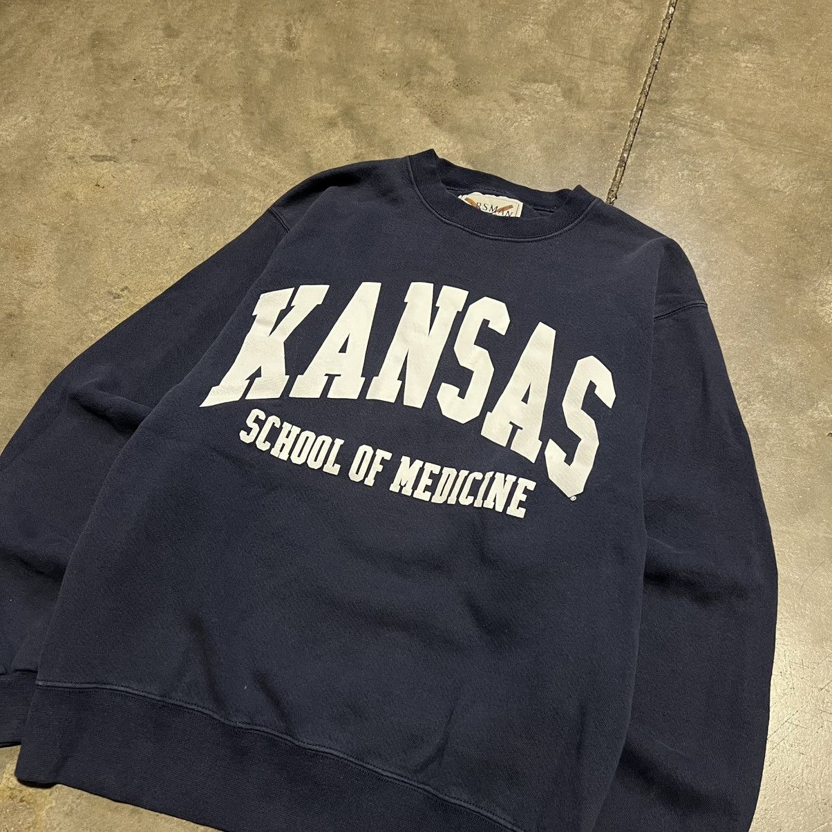 Vintage Vintage Kansas School Medicine College Crewneck Sweatshirt Size US S / EU 44-46 / 1 - 2 Thumbnail