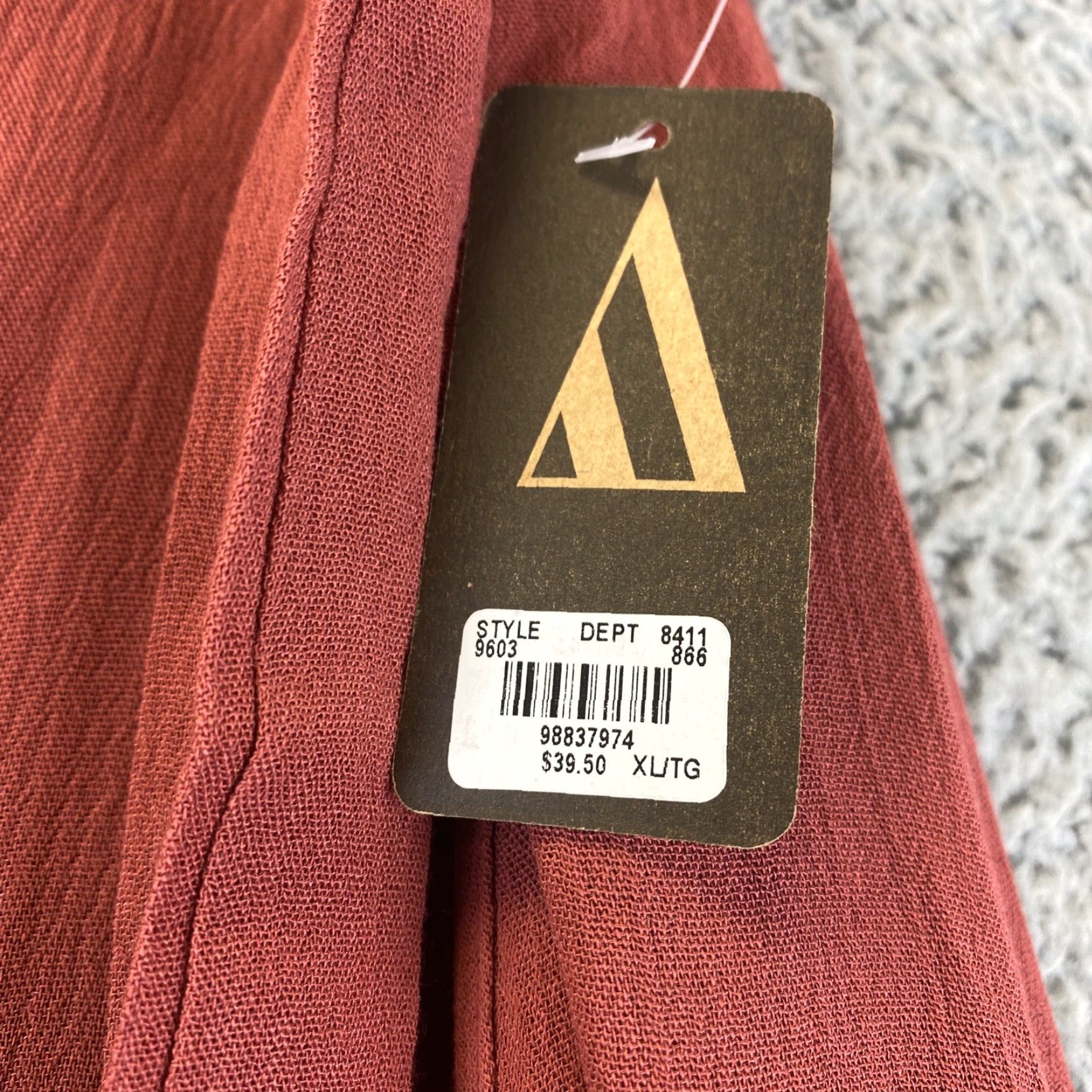 Vintage Cape Juby Long Maxi Skirt Women's XL Light Brown Mauve Solid Casual All Seasons Size 40" / US 18 - 4 Thumbnail