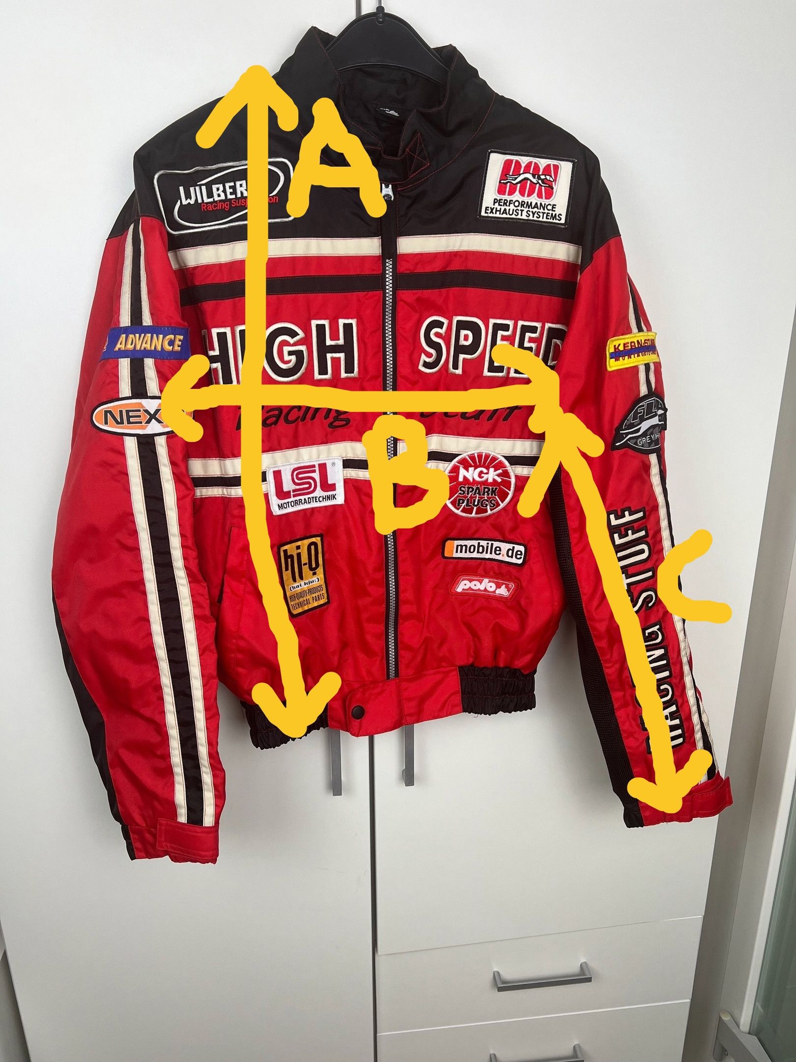 Vintage POLO High Speed Racing Staff Motorcycle Jacket Men’s Size US S / EU 44-46 / 1 - 2 Thumbnail