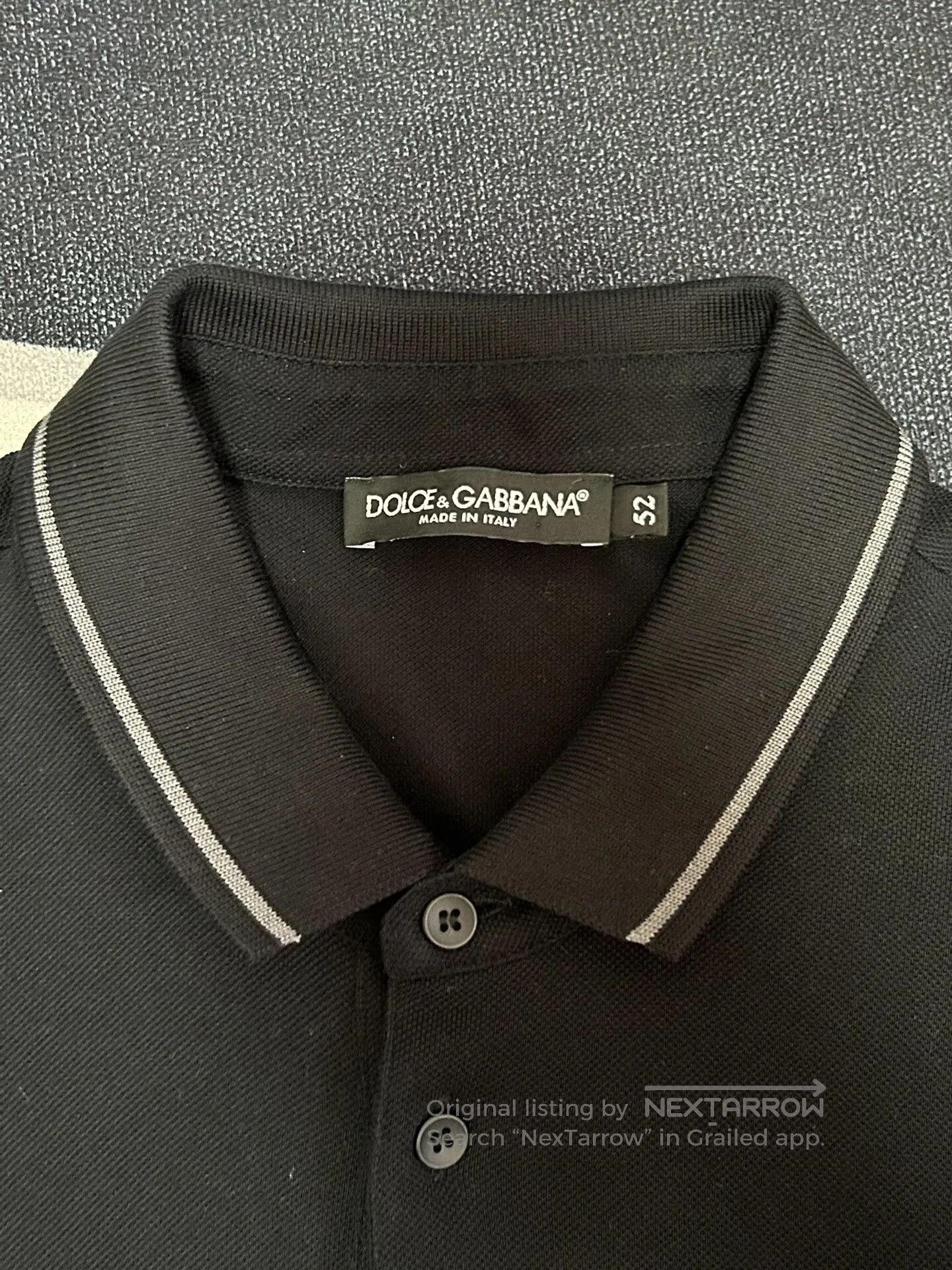 Dolce & Gabbana Black Dolce & Gabbana Polo Shirt. Size US L / EU 52-54 / 3 - 3 Thumbnail