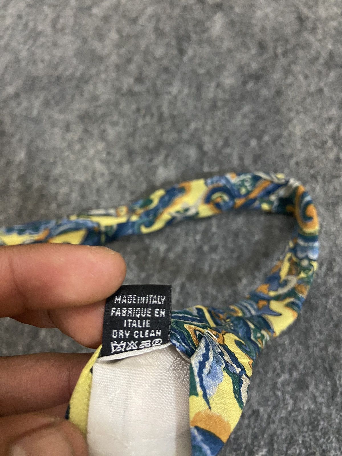 The Tie Bar × Vintage Vintage tie G and roma Italian brand Size ONE SIZE - 7 Thumbnail