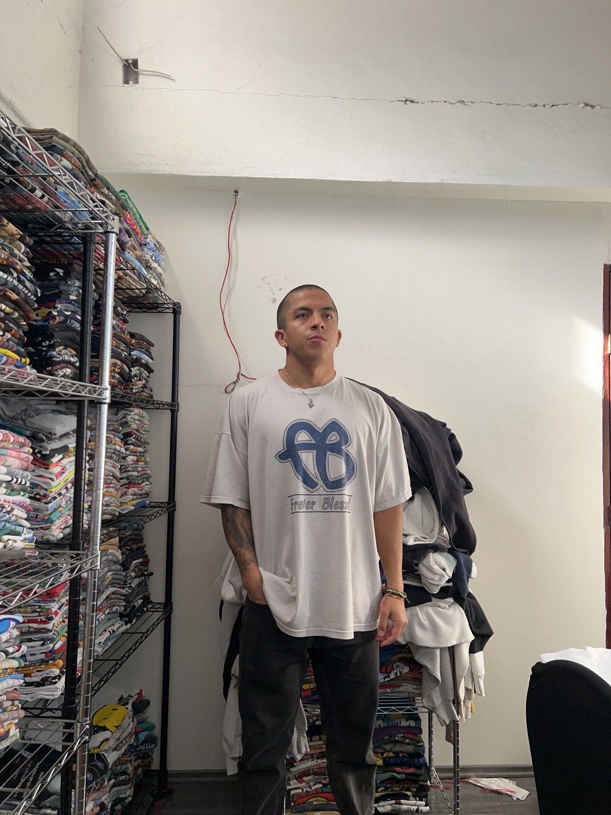 Fubu 90s Forever Blessed FB Fubu Logo Parody Y2K Size US XXL / EU 58 / 5 - 3 Thumbnail
