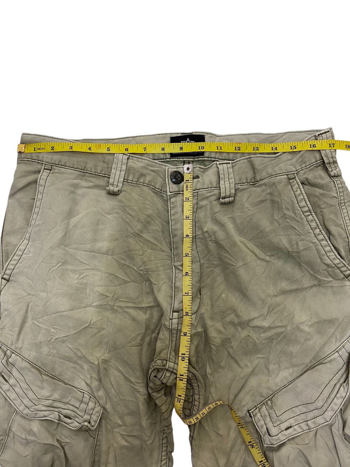 Alpha Industries × Vintage Vintage Alpha Industries Faded Cargo Pants Size US 34 / EU 50 - 8 Thumbnail