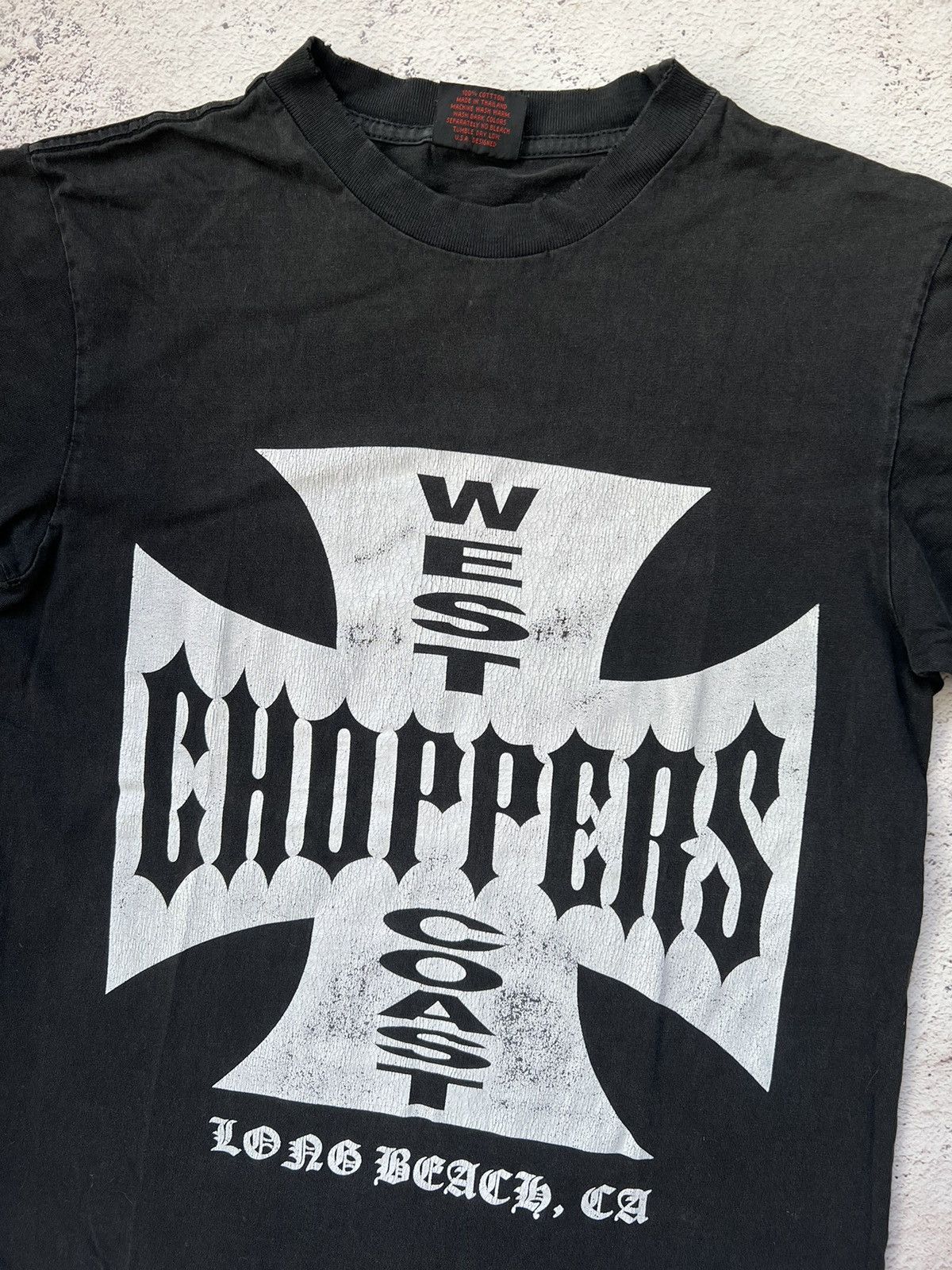Vintage × West Coast Choppers Vintage Y2k West Coast Choppers Faded Tee Size US M / EU 48-50 / 2 - 2 Thumbnail