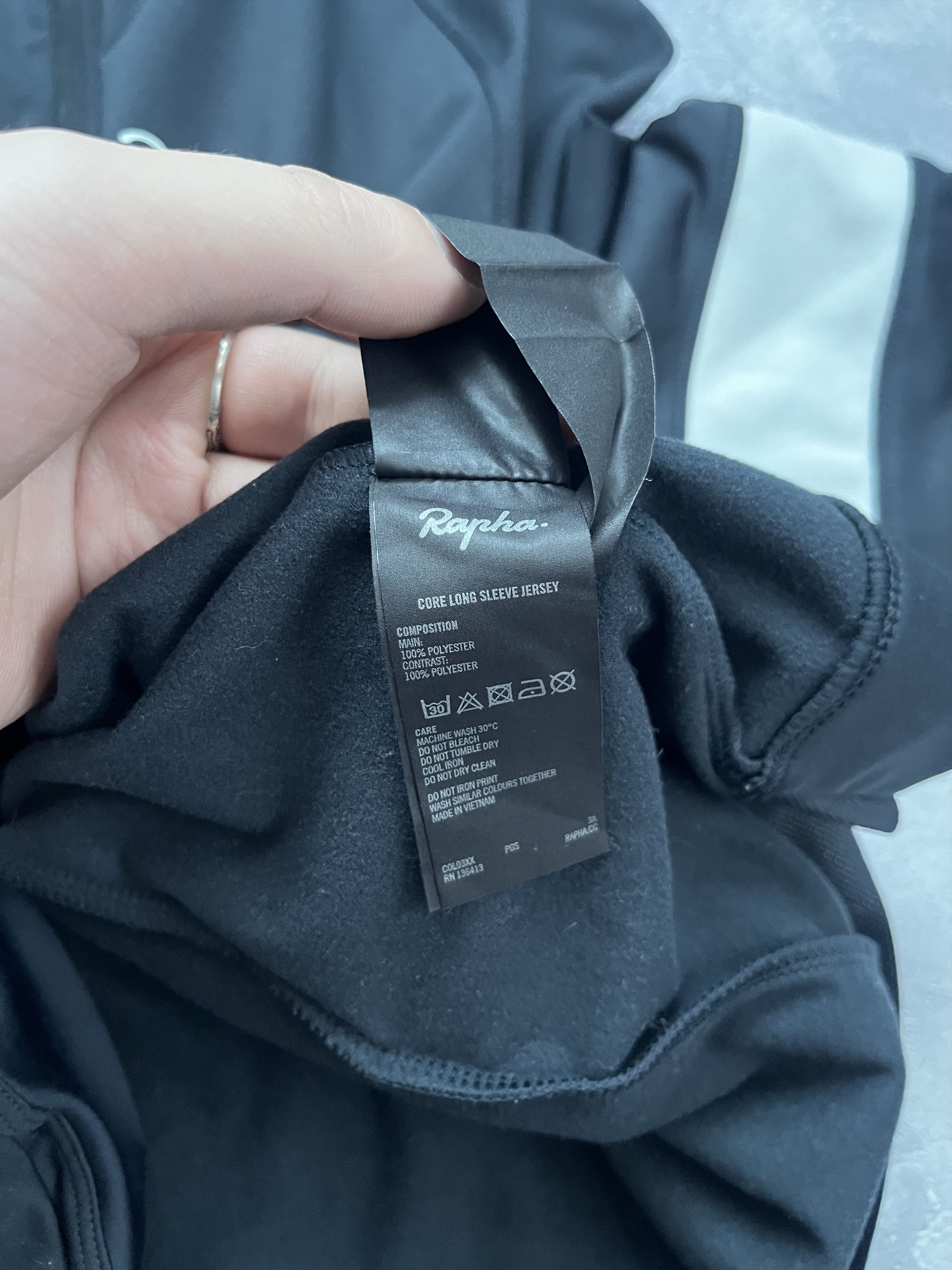 Rapha Rapha Core Long Sleeve Jersey Cycling Black Size US L / EU 52-54 / 3 - 6 Thumbnail