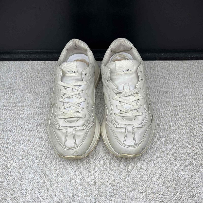 Gucci Gucci Rhyton Low-Top Logo Sneakers for Men - Size US 6.5 / EU 39-40 - 7 Thumbnail